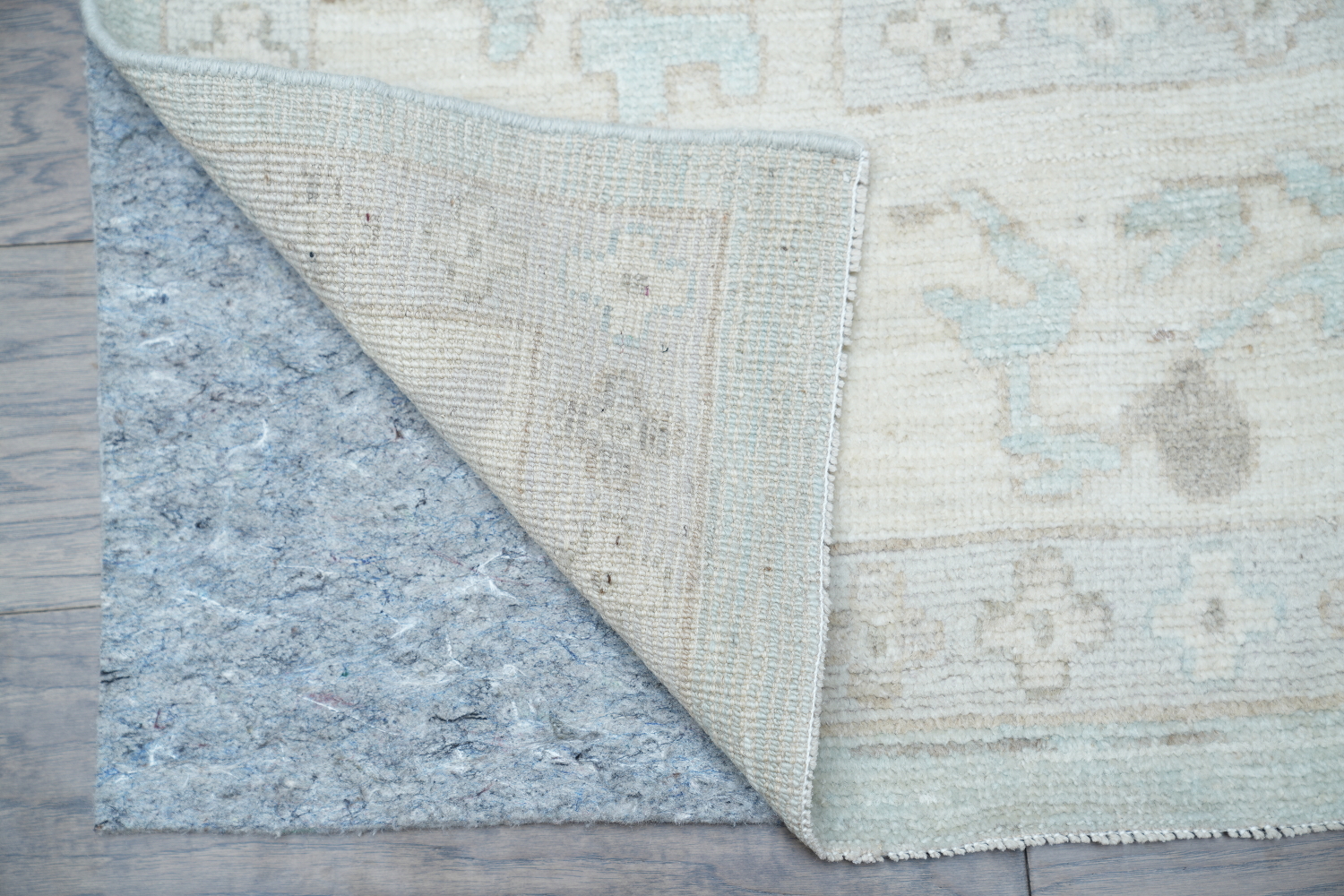 Vegetable Pale Blue Dye Oushak Turkish Area Rug 9x12