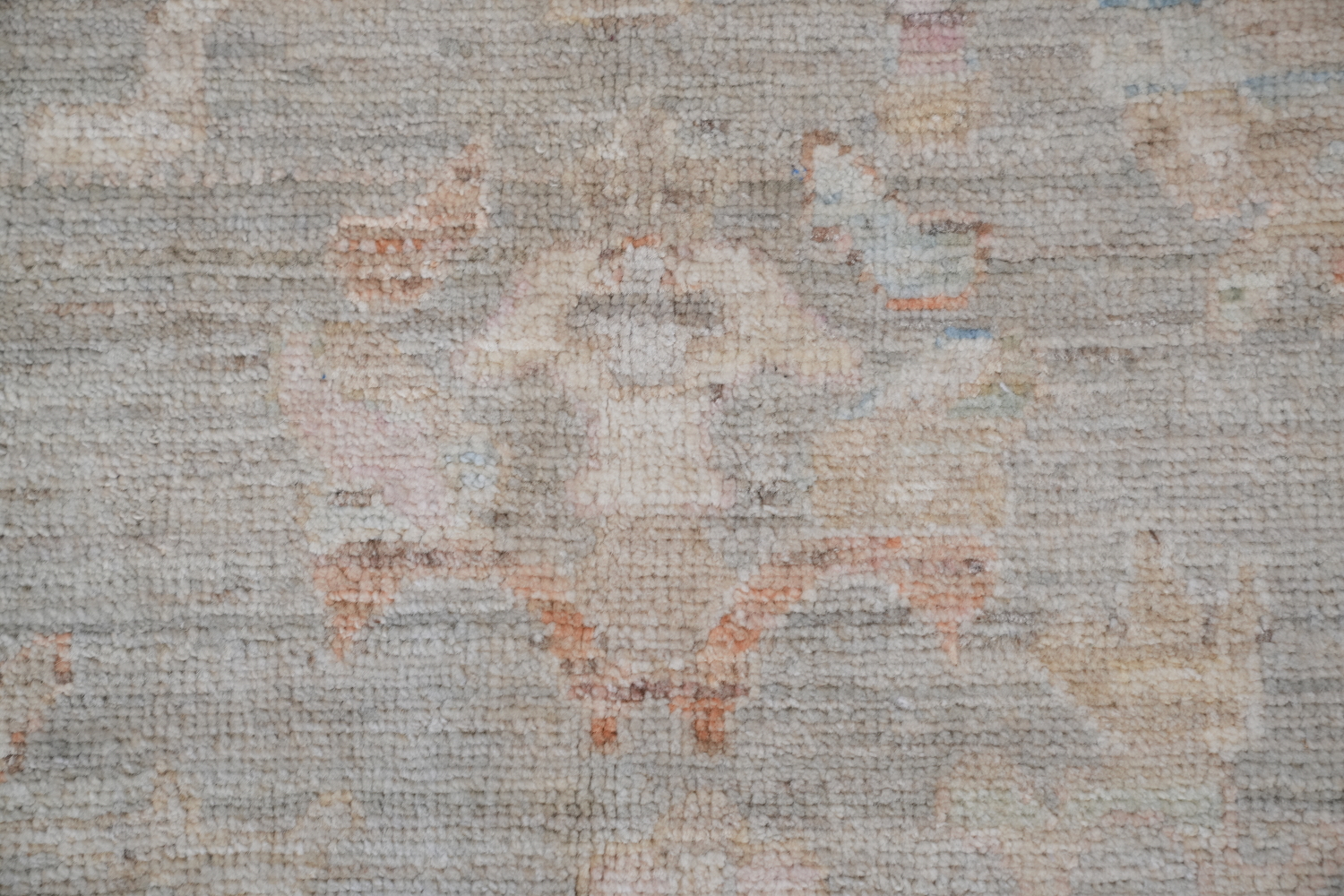 Exquisite Subtle Patterned Oushak Turkish Rug for Elegant Style 9x12