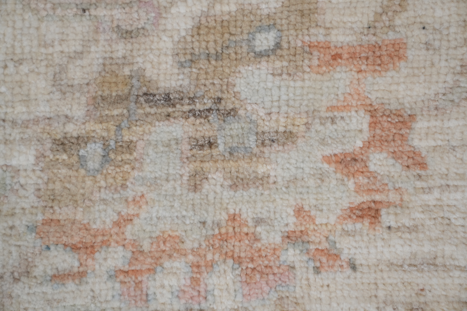 Exquisite Subtle Patterned Oushak Turkish Rug for Elegant Style 9x12