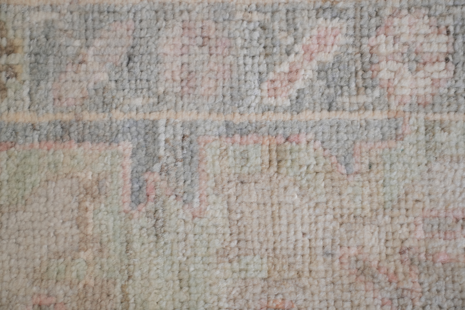 Exquisite Subtle Patterned Oushak Turkish Rug for Elegant Style 9x12