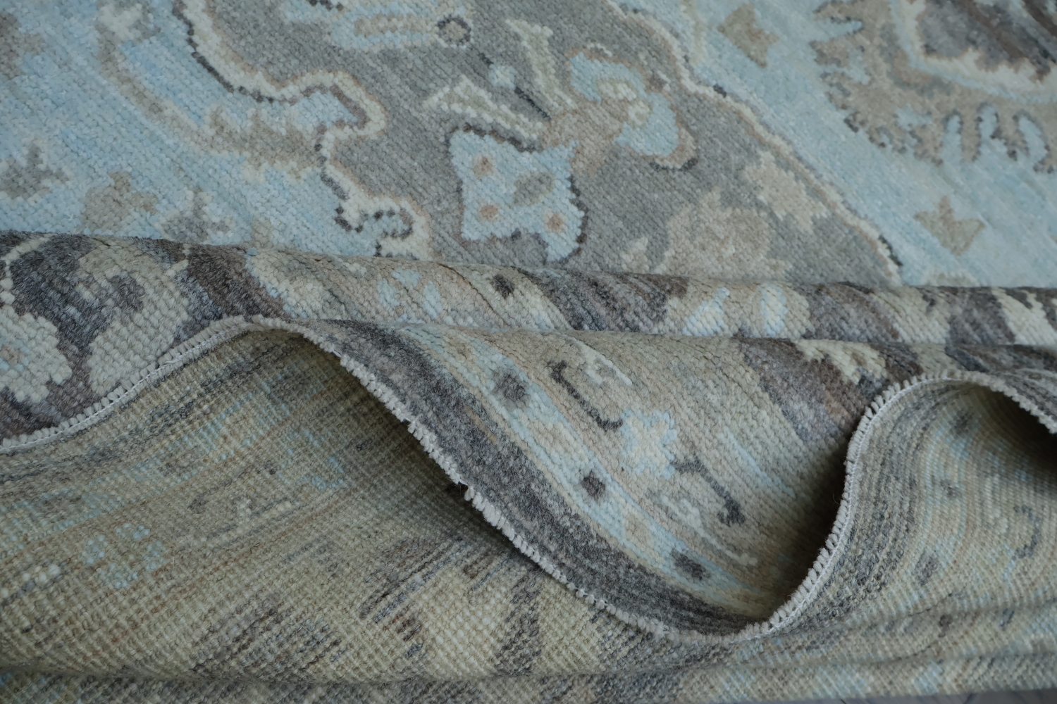Vegetable Dye Oushak Turkish Area Rug 8x10