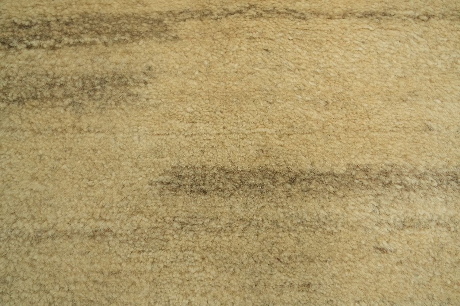 Graceful Neutral Tones Gabbeh Persian Runner for a Minimalist Room Decor 3x7 ft