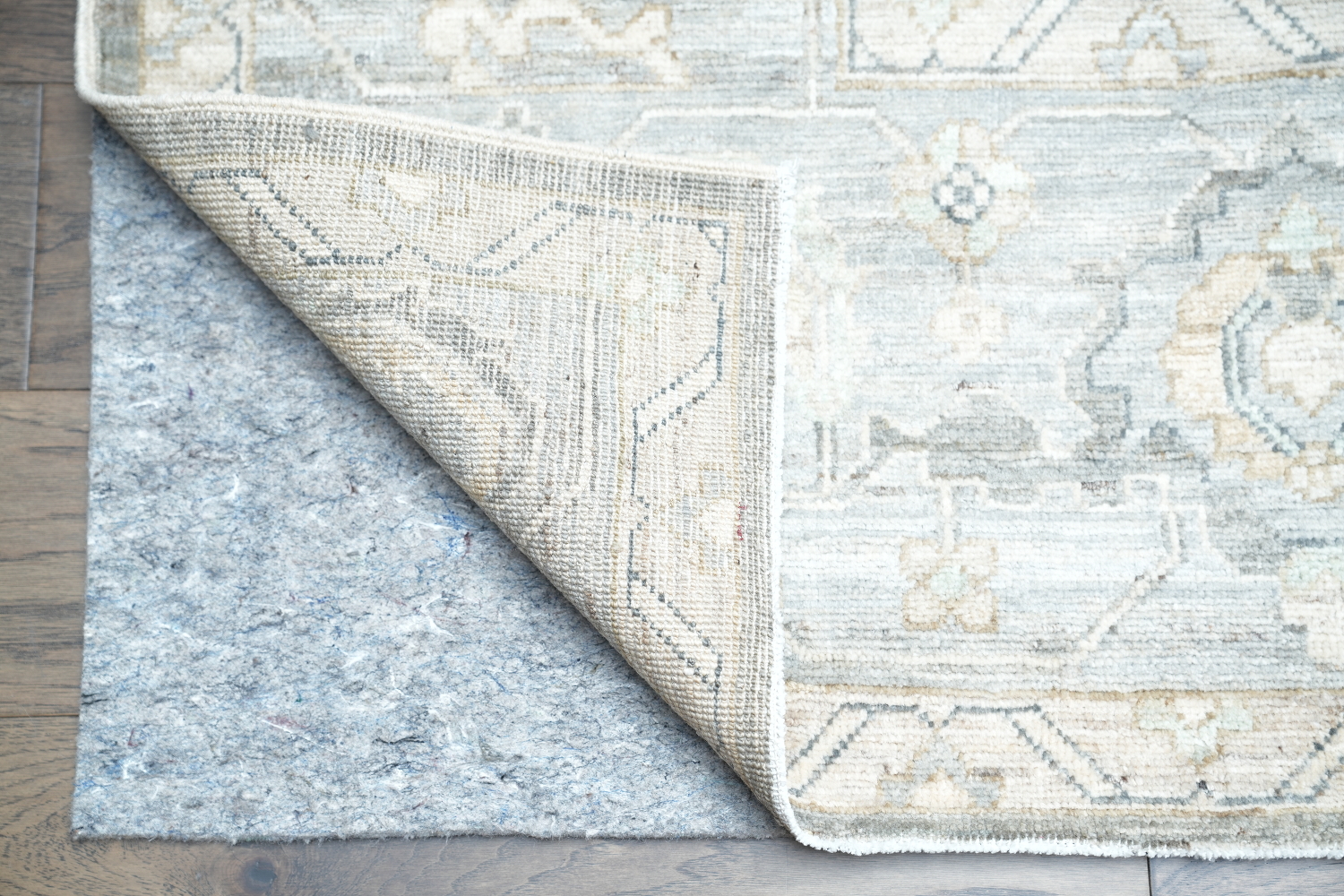 Vegetable Dye Muted Grey Oushak Turkish Area Rug 9x12