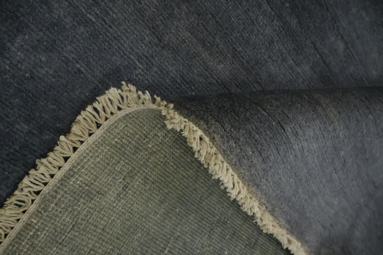 Grays & Blues Handmade Wool Gabbeh Modern Area Rug 5x8