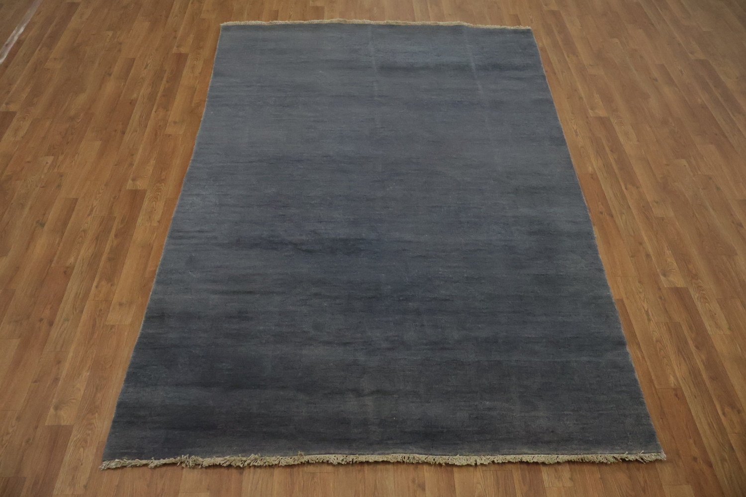 Grays & Blues Handmade Wool Gabbeh Modern Area Rug 5x8