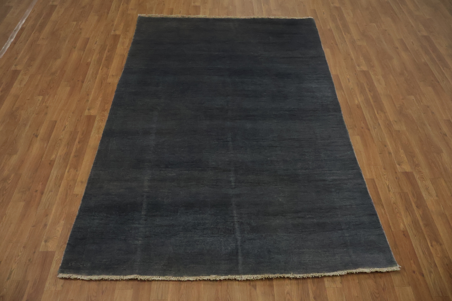 Grays & Blues Handmade Wool Gabbeh Modern Area Rug 5x8