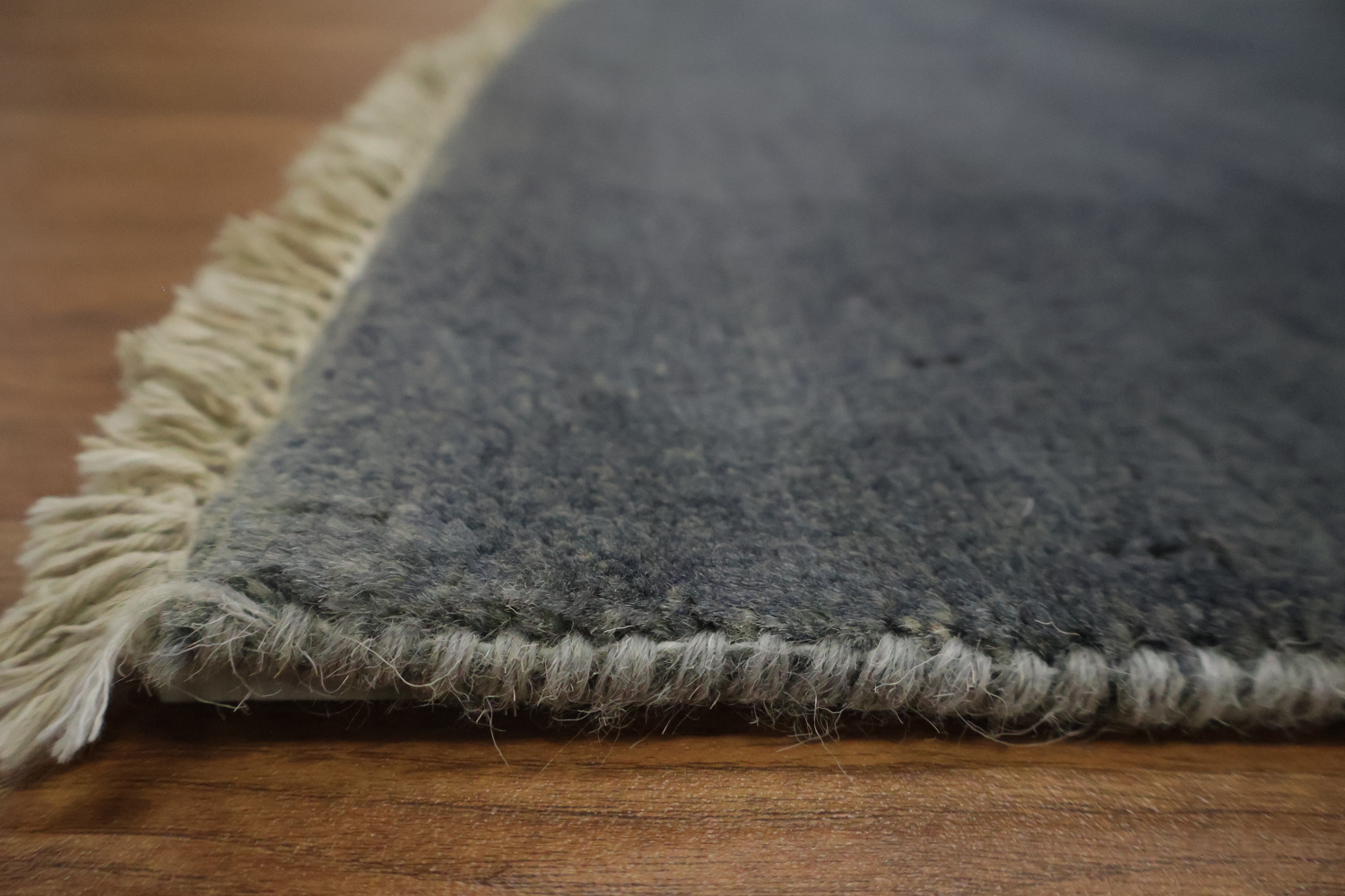 Grays & Blues Handmade Wool Gabbeh Modern Area Rug 5x8