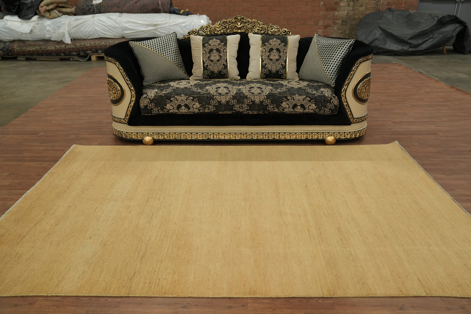 Modern Wool Gabbeh Oriental Area Rug 7x10