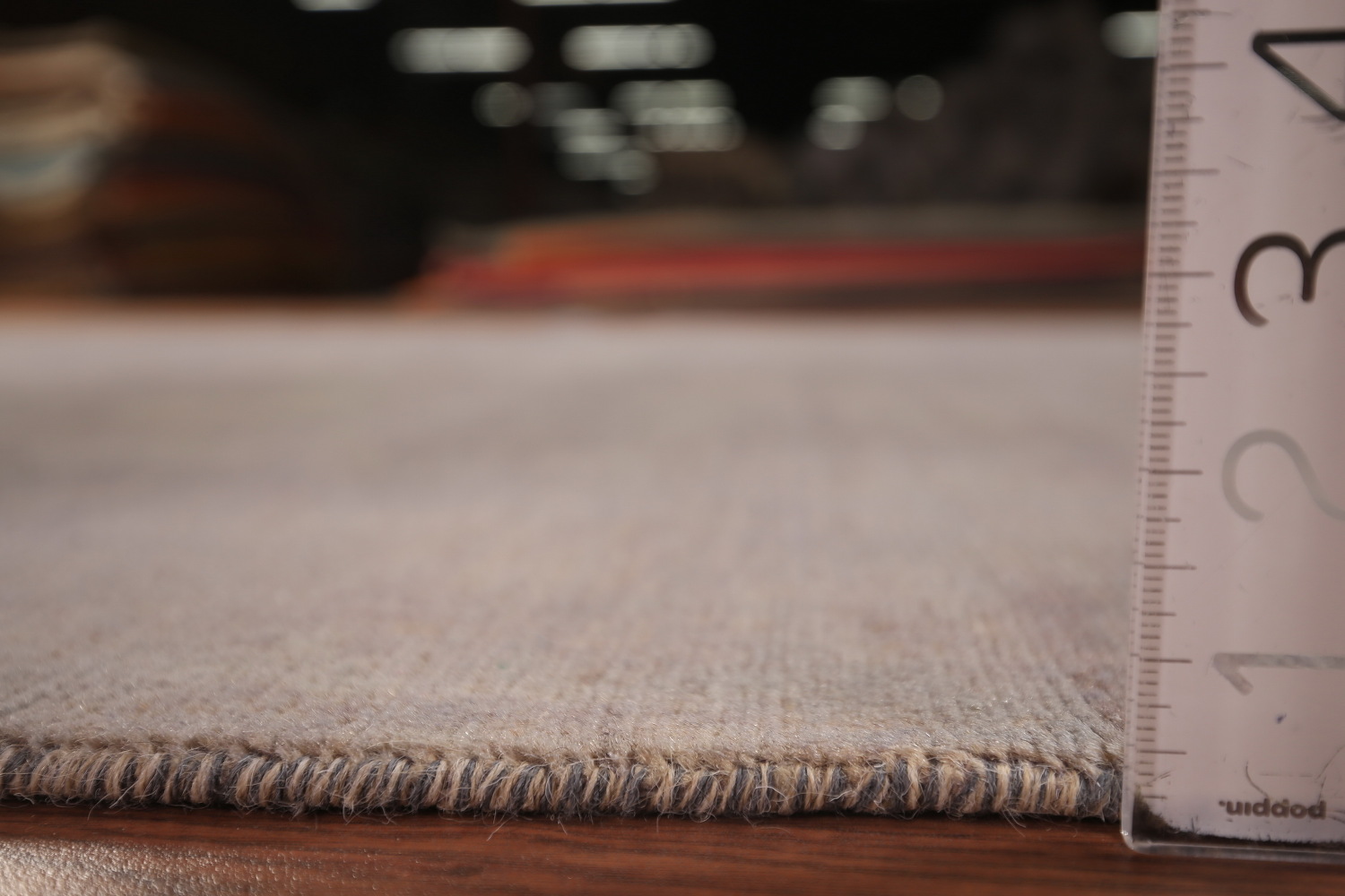 Gray & Beige Modern Gabbeh Oriental Area Rug 7x9