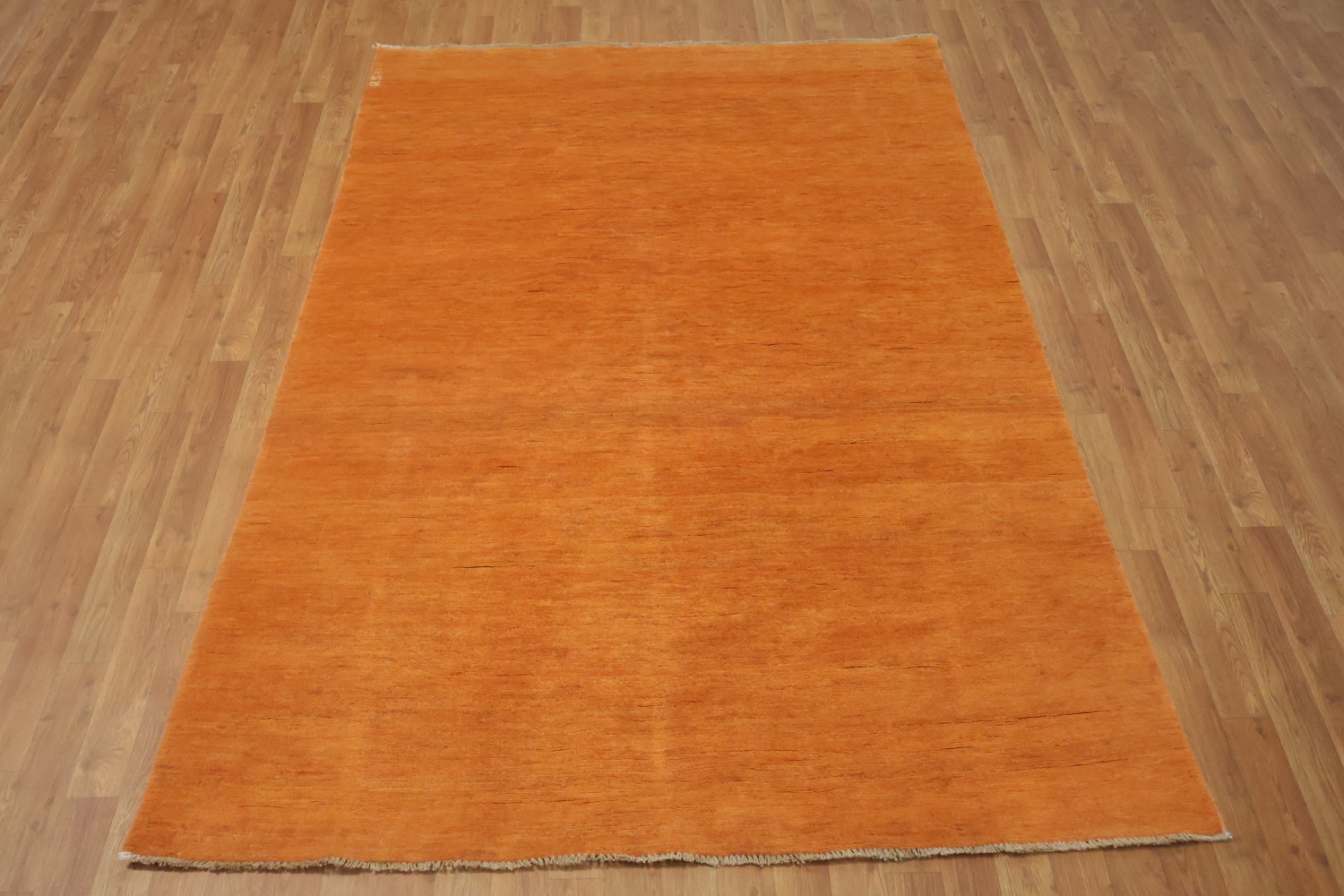 Modern Orange Gabbeh Oriental Area Rug 5x8