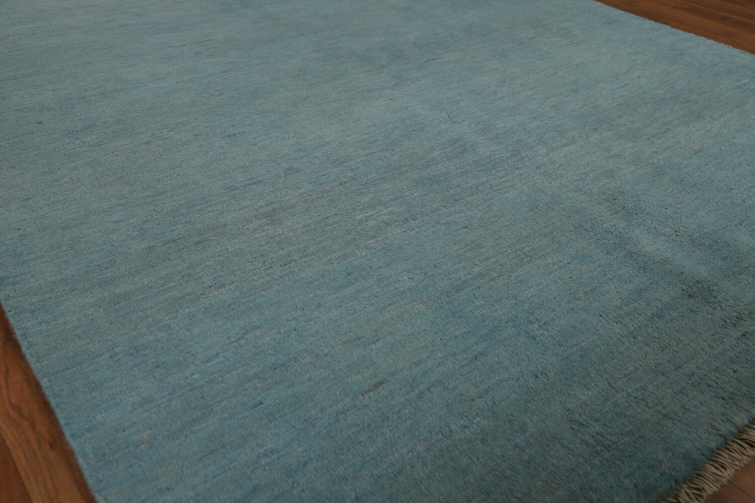 Modern Blue Handmade Gabbeh Oriental Rug 5x7