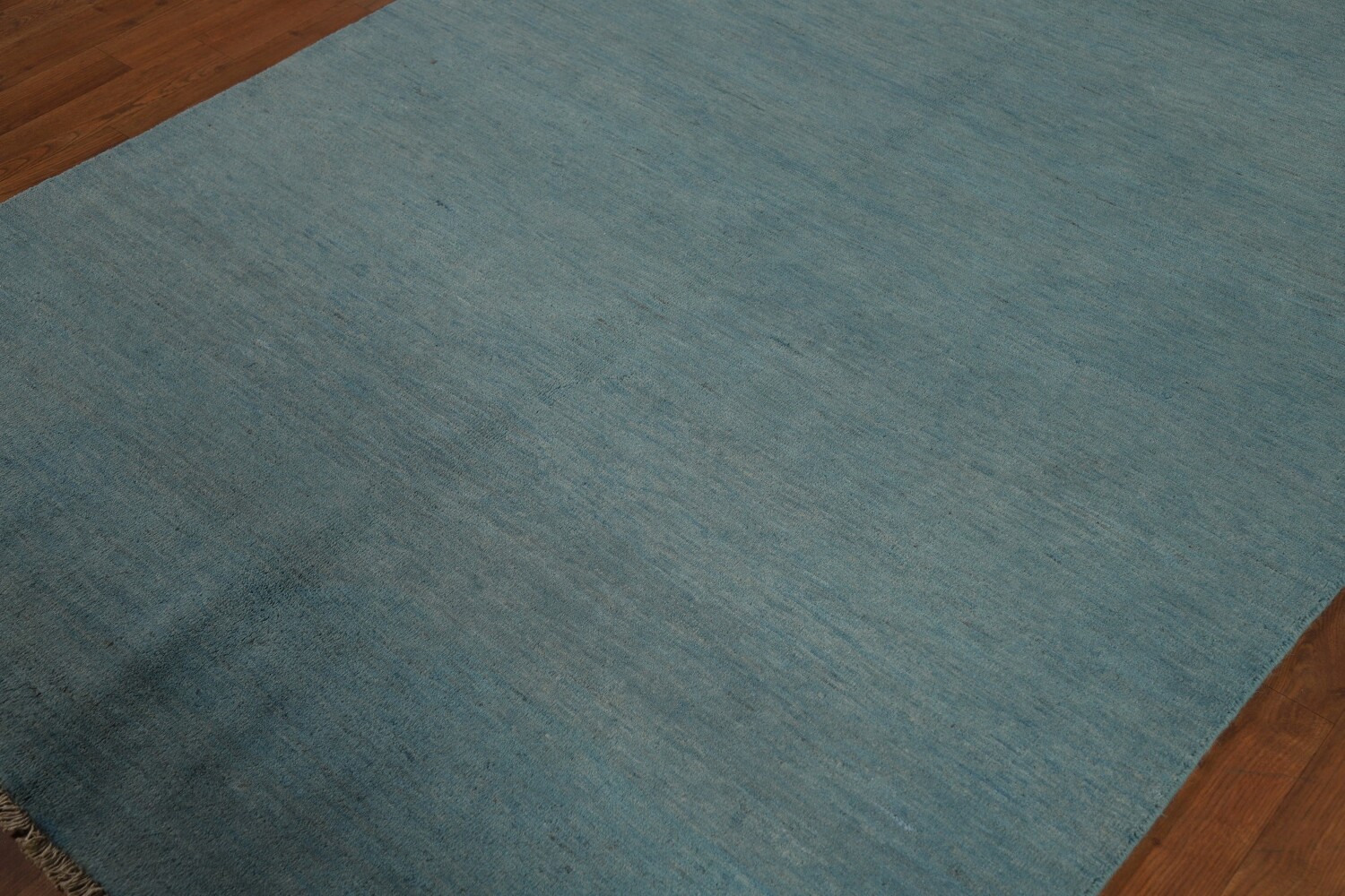 Modern Blue Handmade Gabbeh Oriental Rug 5x7