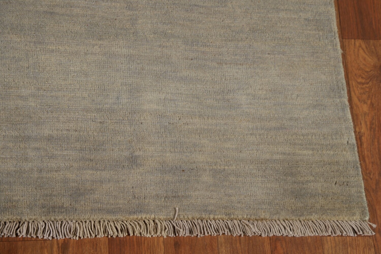 Beige & Gray Modern Wool Gabbeh Oriental Rug 5x7