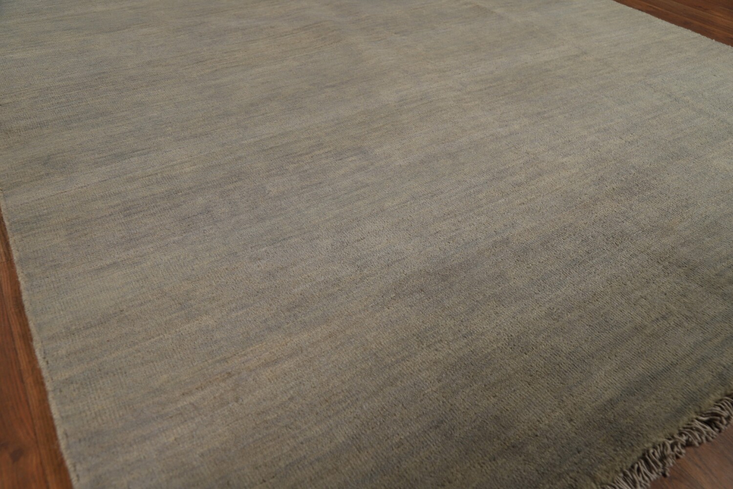 Beige & Gray Modern Wool Gabbeh Oriental Rug 5x7