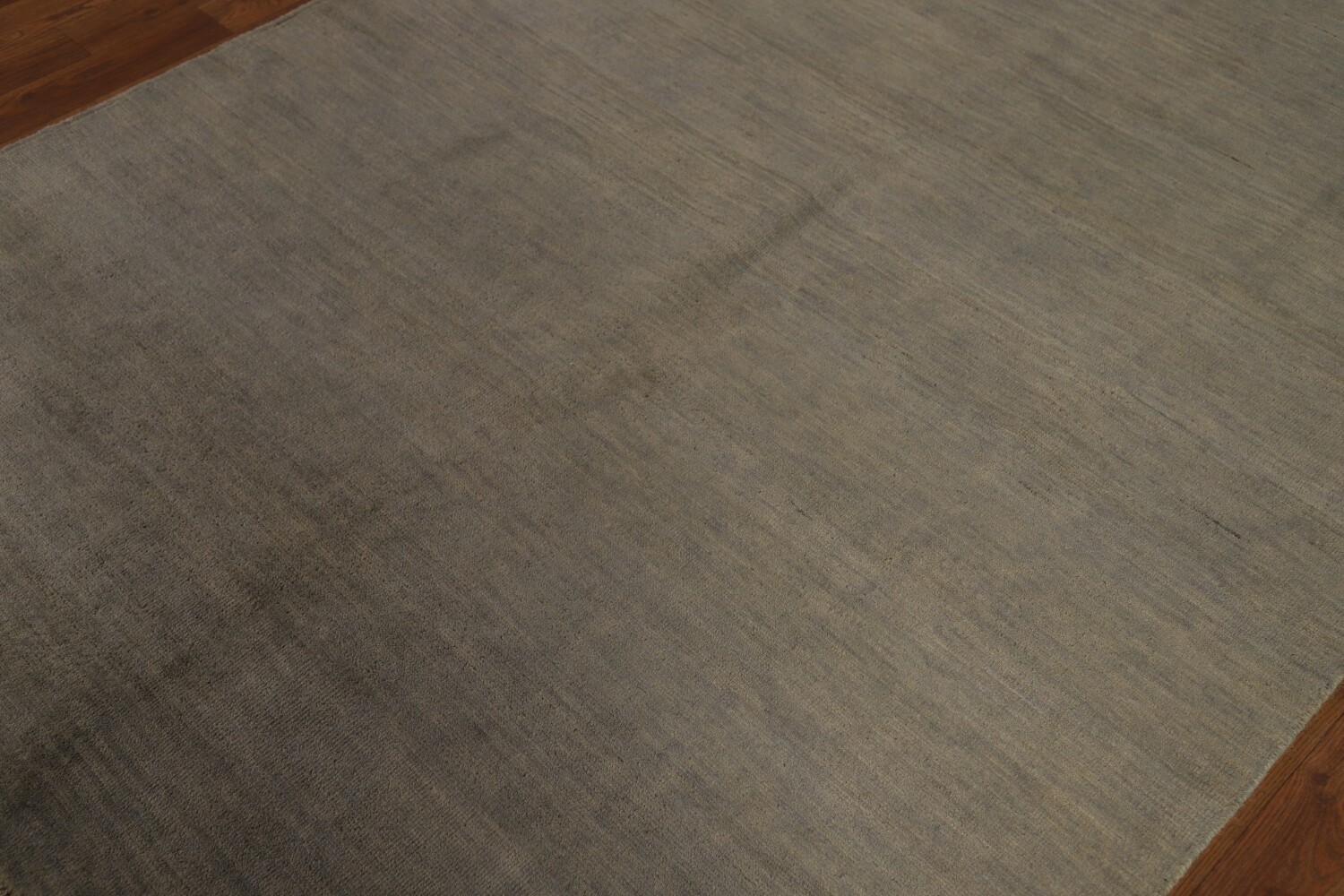 Beige & Gray Modern Wool Gabbeh Oriental Rug 5x7