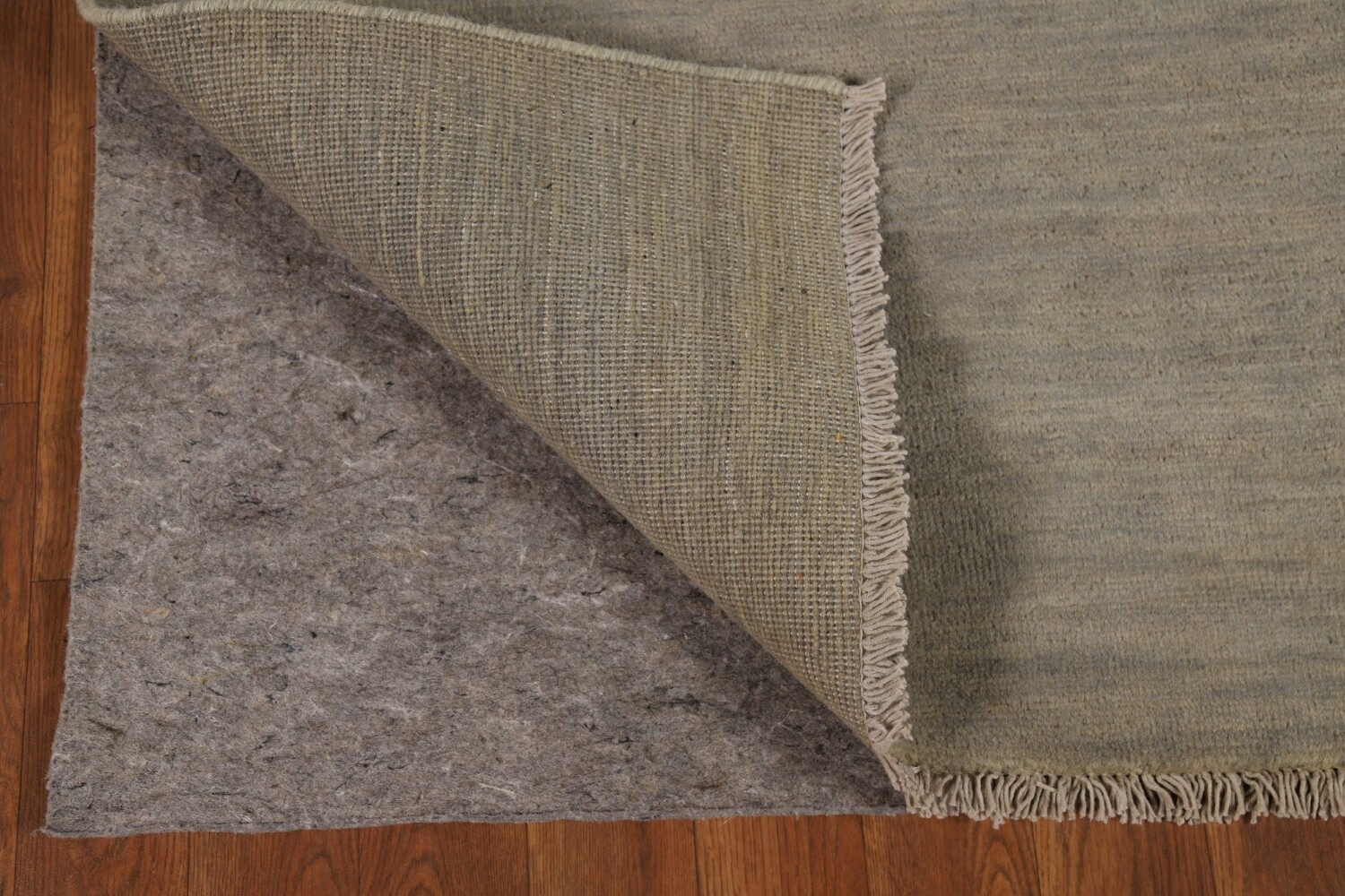 Beige & Gray Modern Wool Gabbeh Oriental Rug 5x7