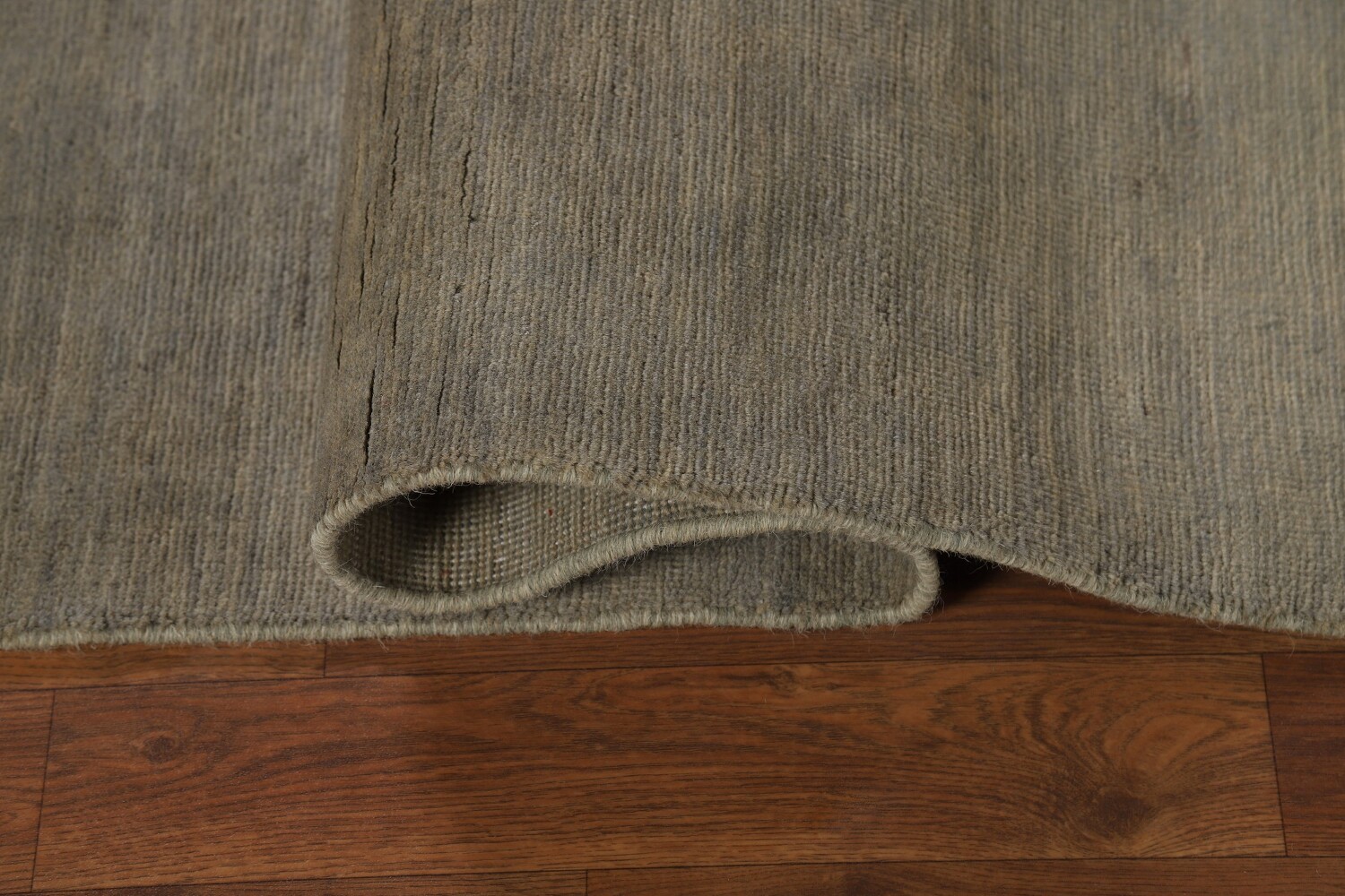 Beige & Gray Modern Wool Gabbeh Oriental Rug 5x7
