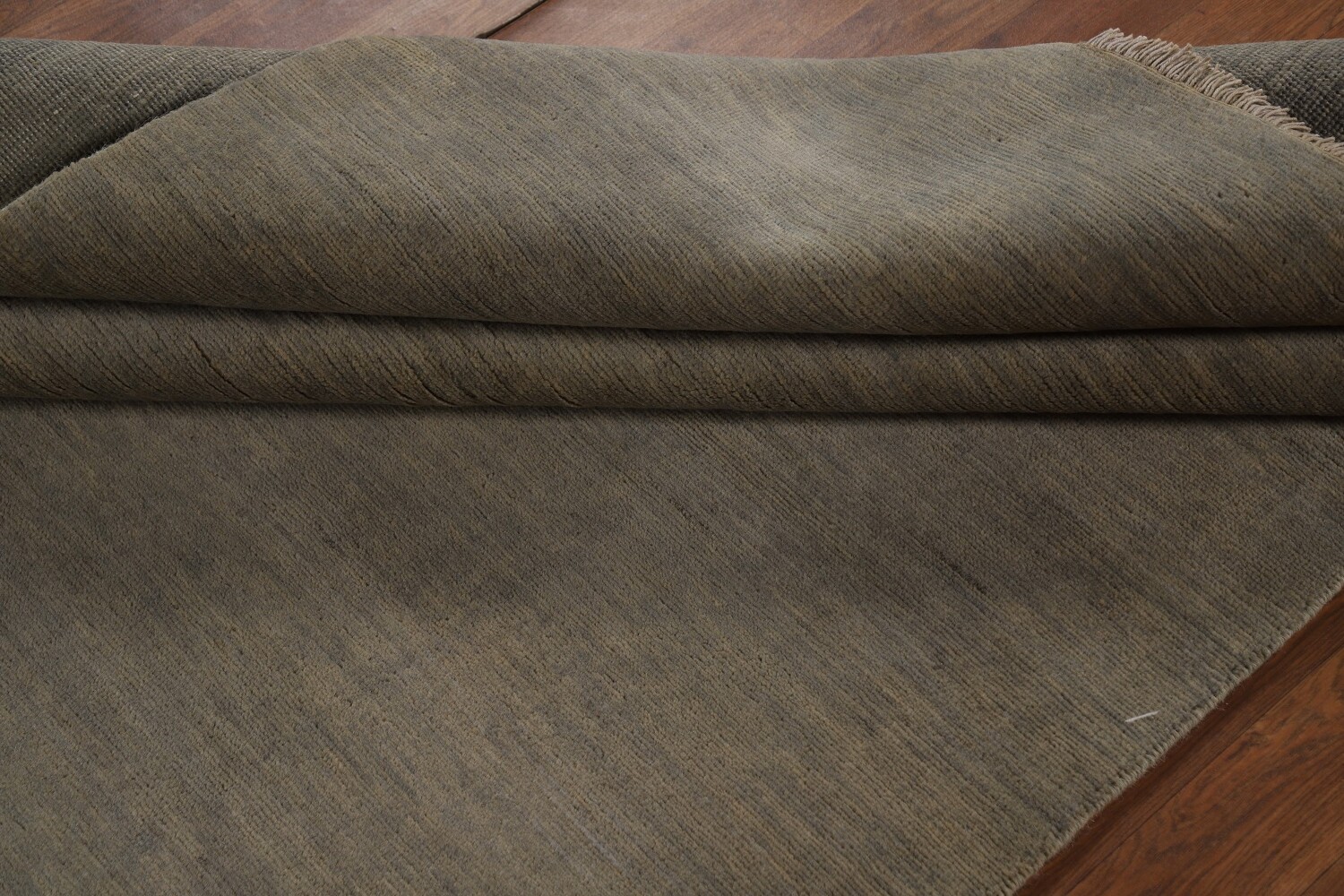 Beige & Gray Modern Wool Gabbeh Oriental Rug 5x7