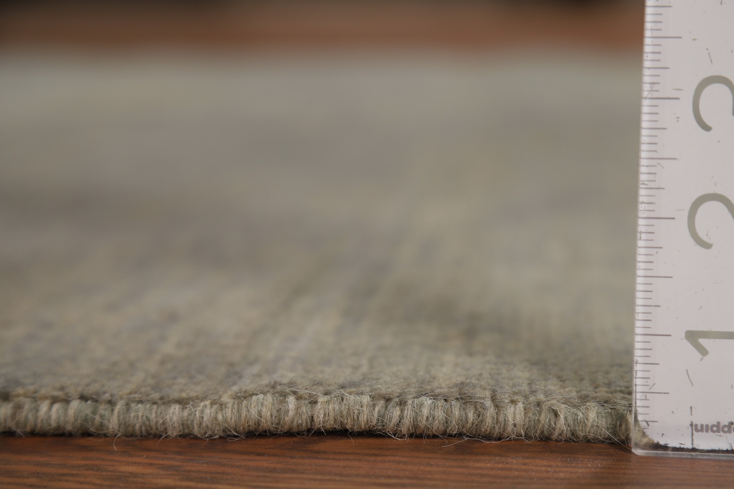 Beige & Gray Modern Wool Gabbeh Oriental Rug 5x7