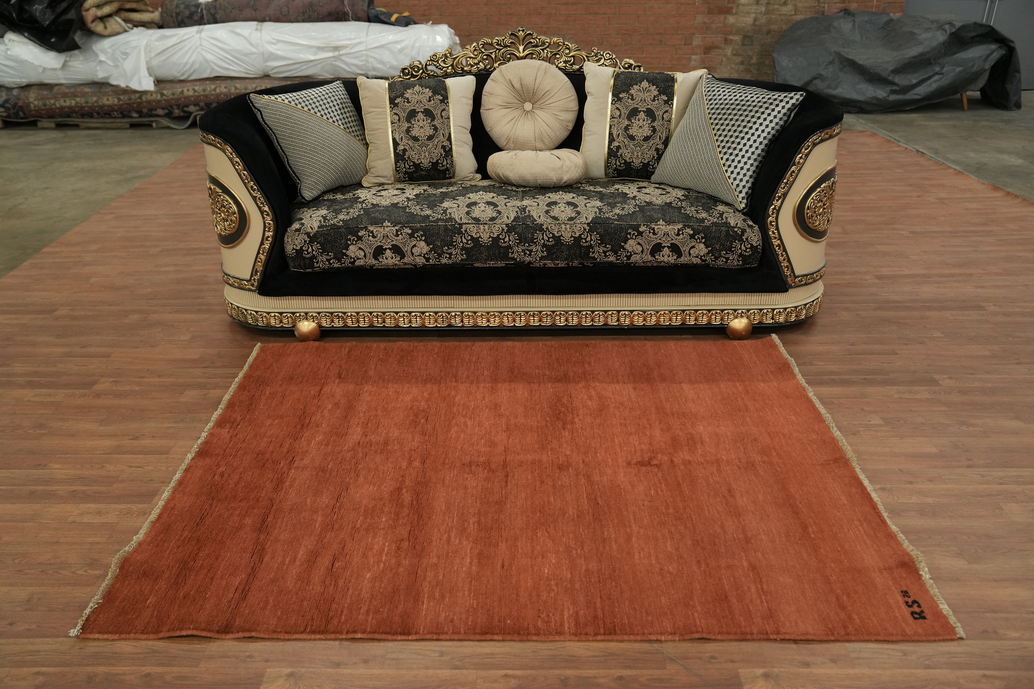 Modern Wool Gabbeh Oriental Rug 5x7