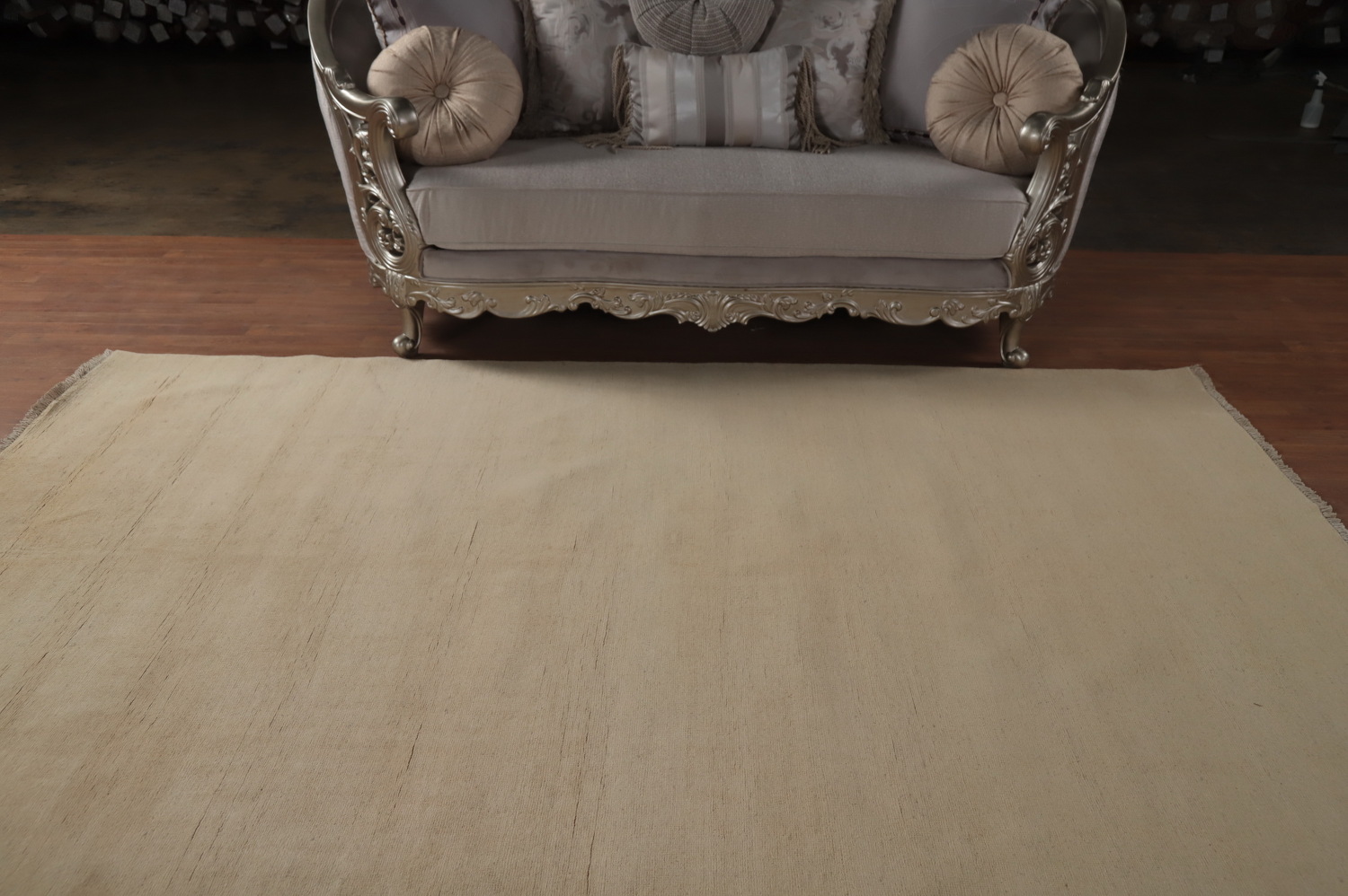 Solid Wool Gabbeh Oriental Area Rug 7x10