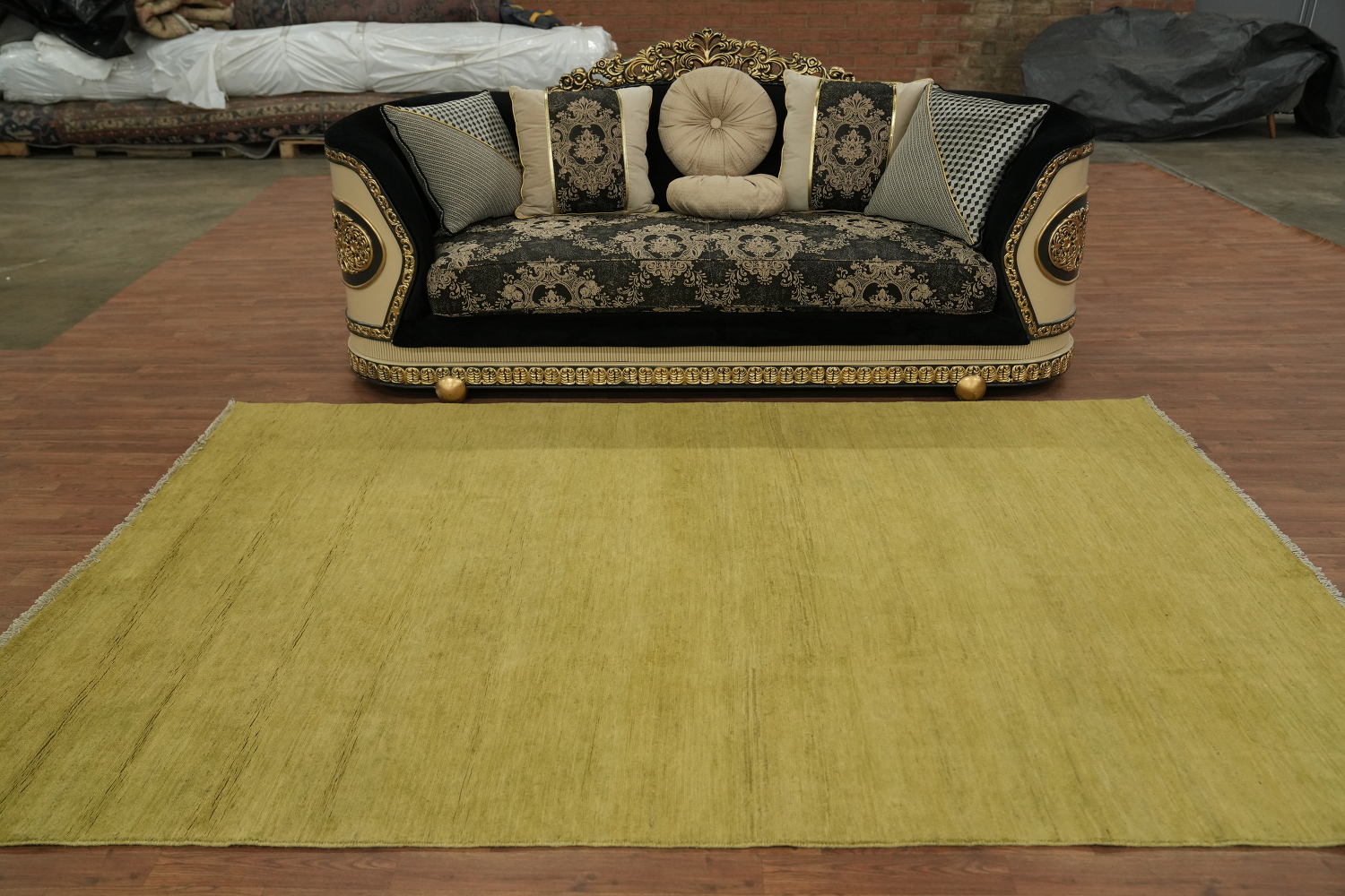 Modern Wool Gabbeh Oriental Area Rug 7x10