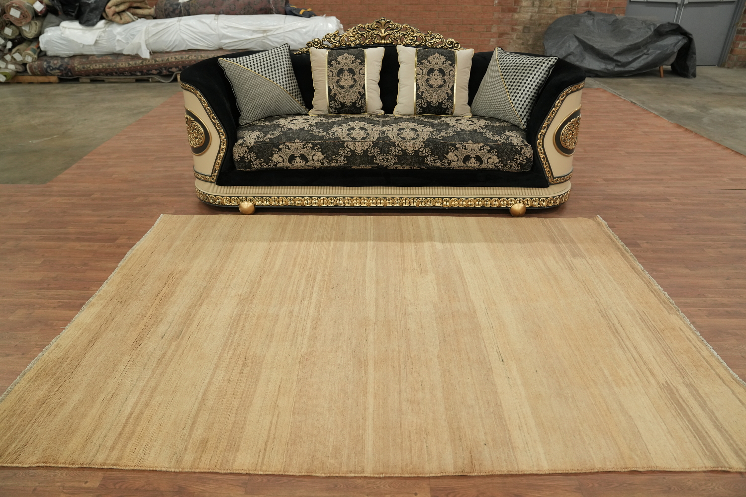 Handmade Wool Gabbeh Oriental Area Rug 6x9