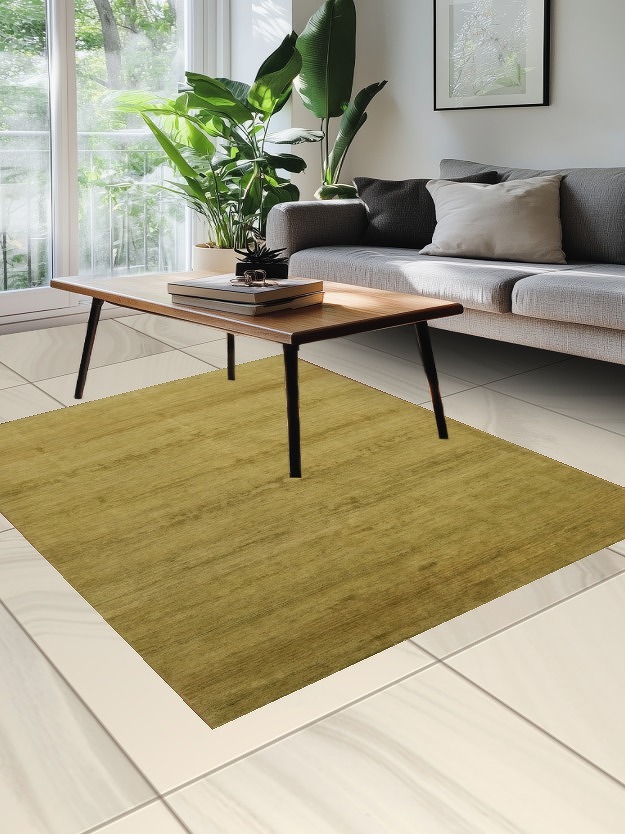 Modern Wool Handmade Gabbeh Oriental Rug 5x7