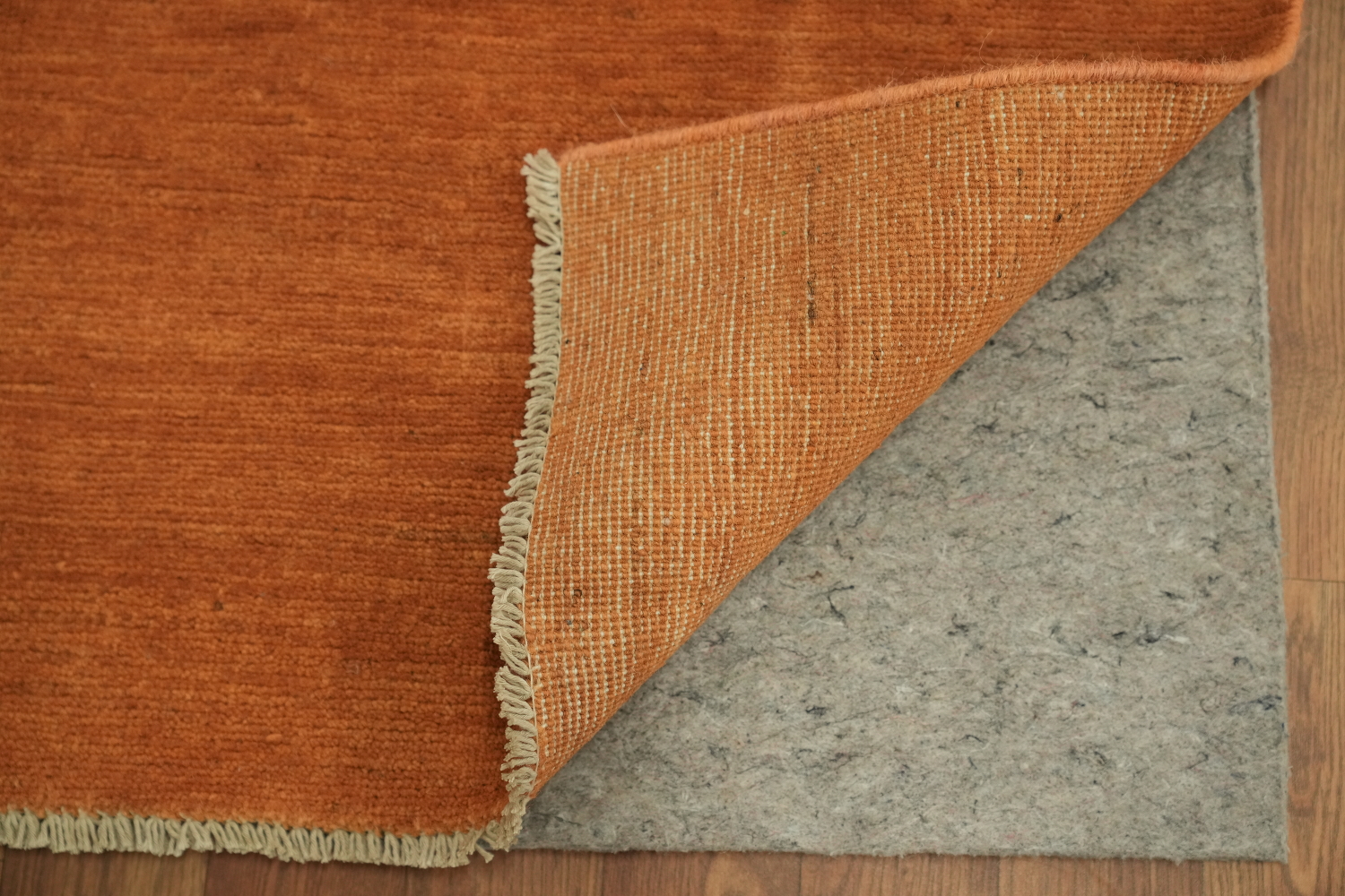 Orange Modern Wool Gabbeh Oriental Rug 5x7