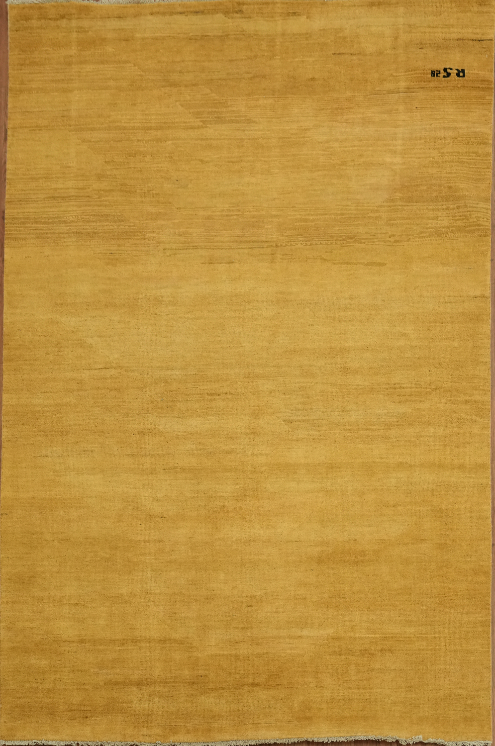 Gold Rust Wool Gabbeh Oriental Area Rug 6x9