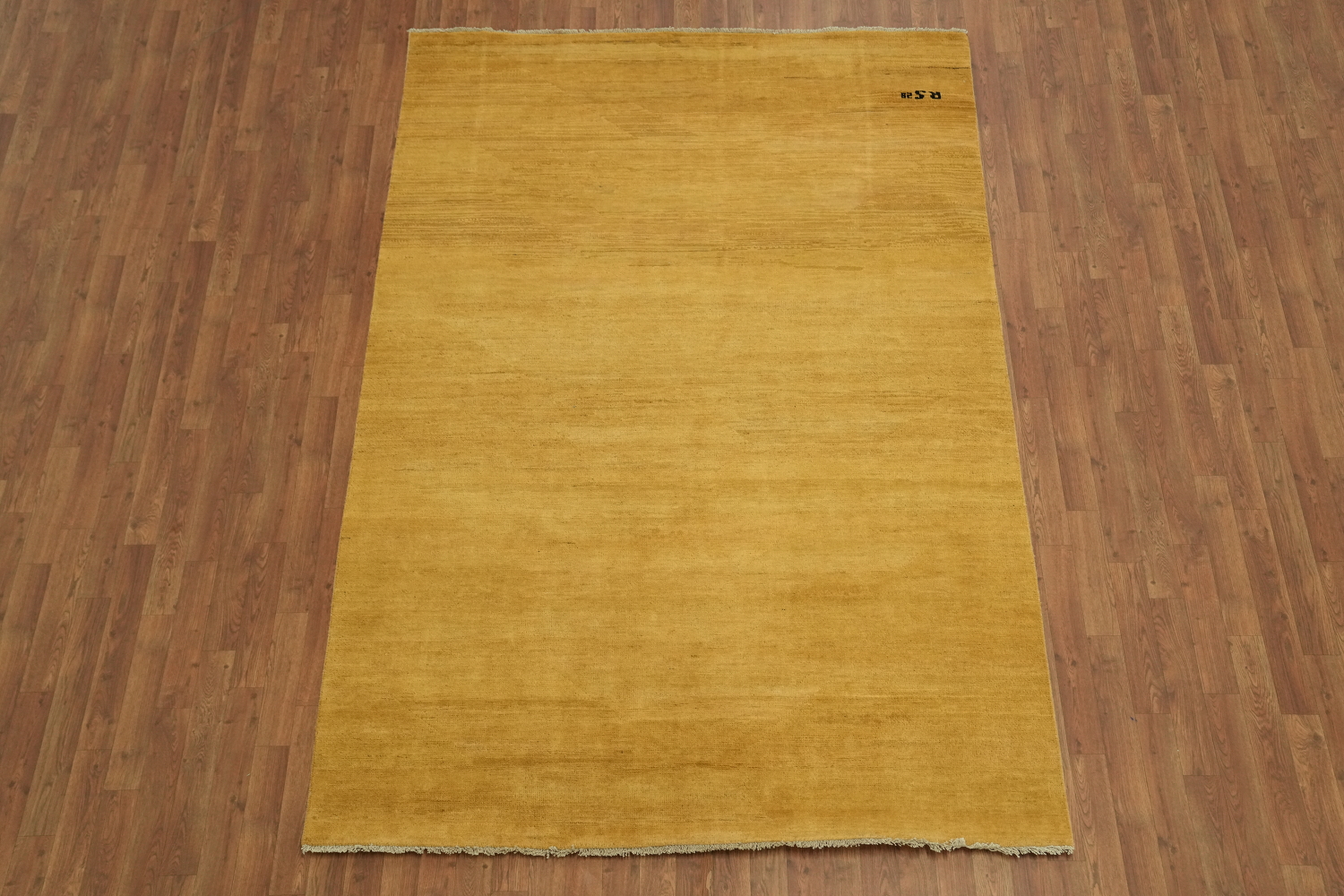 Gold Rust Wool Gabbeh Oriental Area Rug 6x9