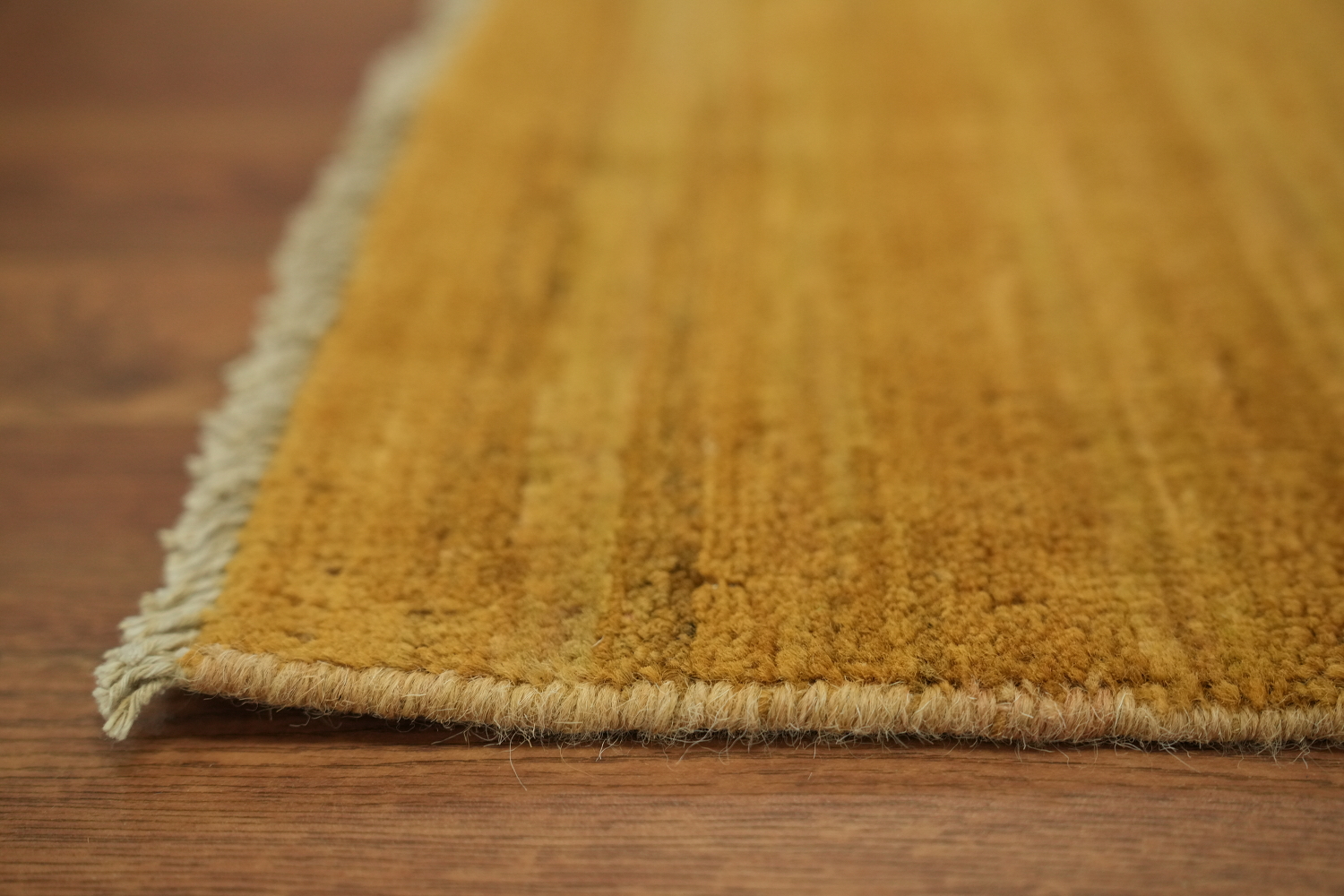 Gold Rust Wool Gabbeh Oriental Area Rug 6x9