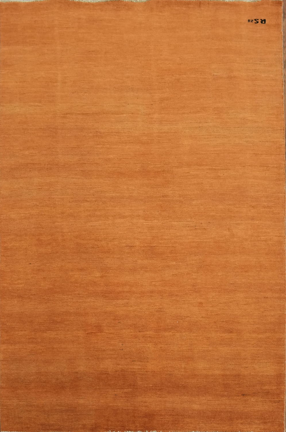 Orange Wool Modern Gabbeh Oriental Area Rug 5x8