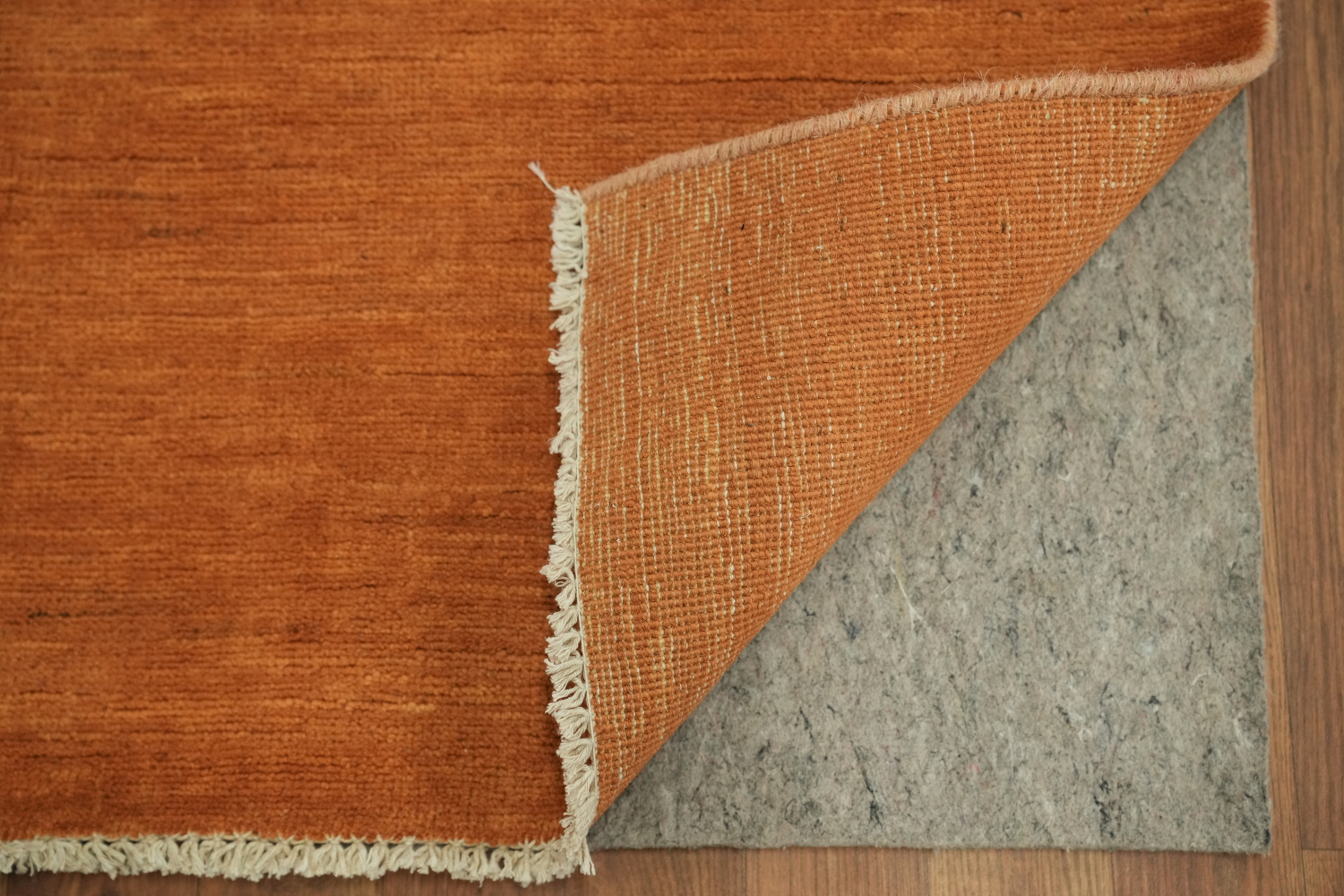 Orange Wool Modern Gabbeh Oriental Area Rug 5x8