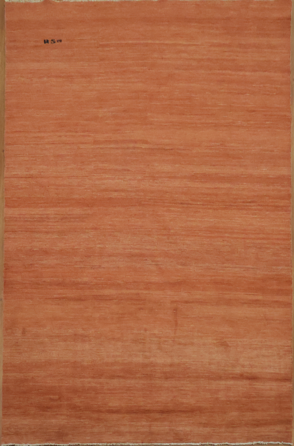 Orange Wool Modern Gabbeh Oriental Area Rug 6x10