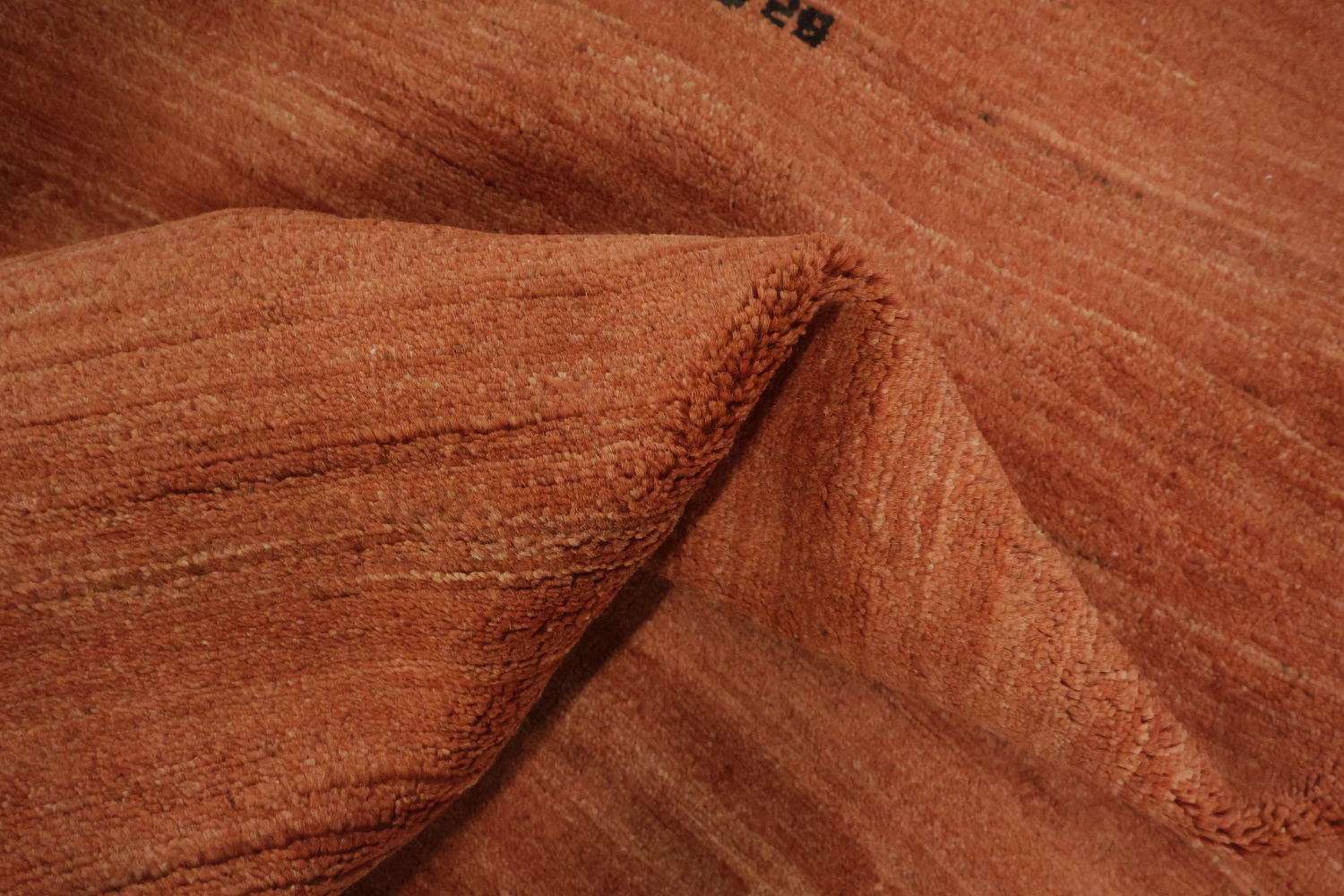 Orange Wool Modern Gabbeh Oriental Area Rug 6x10
