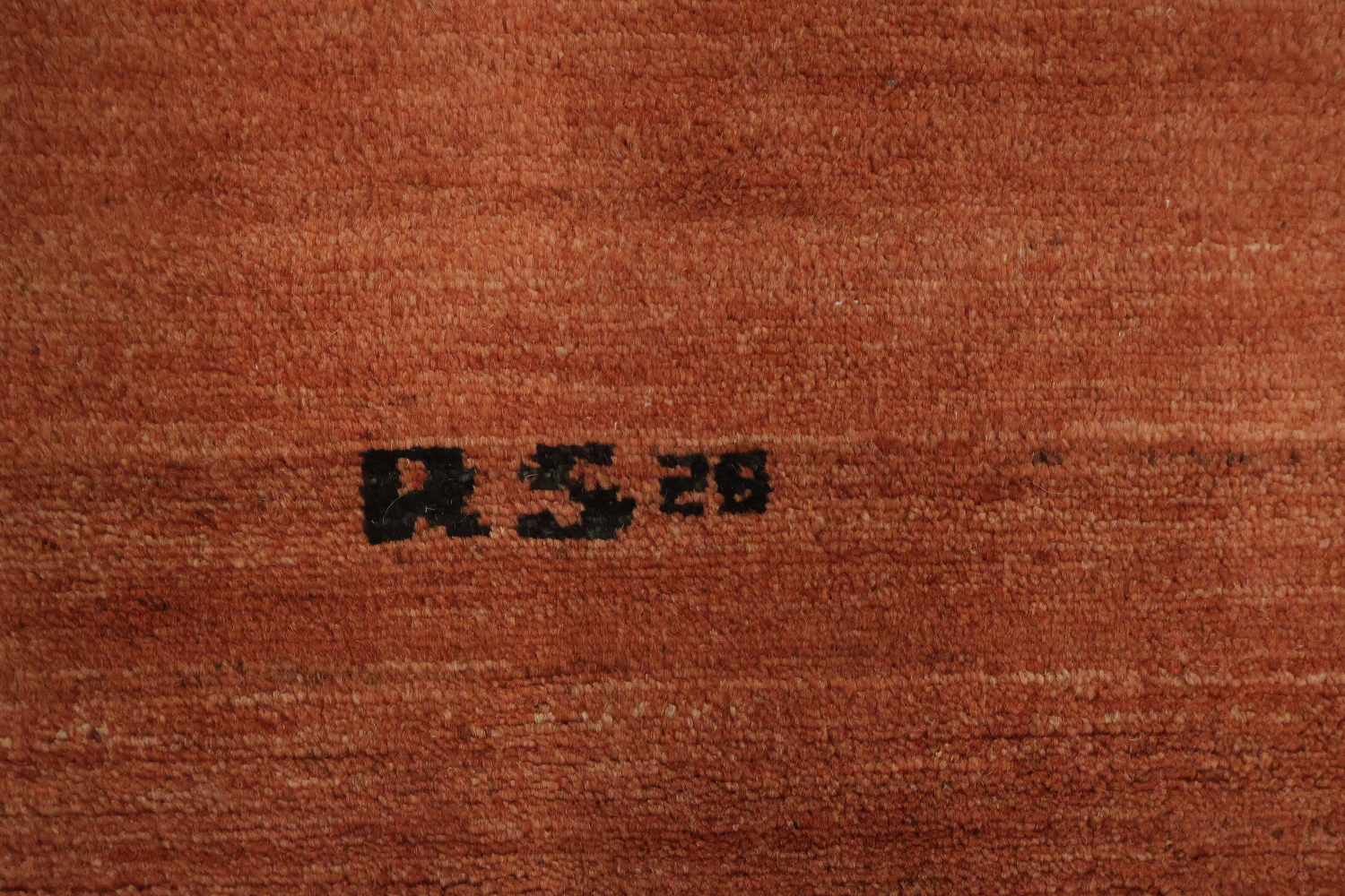 Orange Wool Modern Gabbeh Oriental Area Rug 6x10