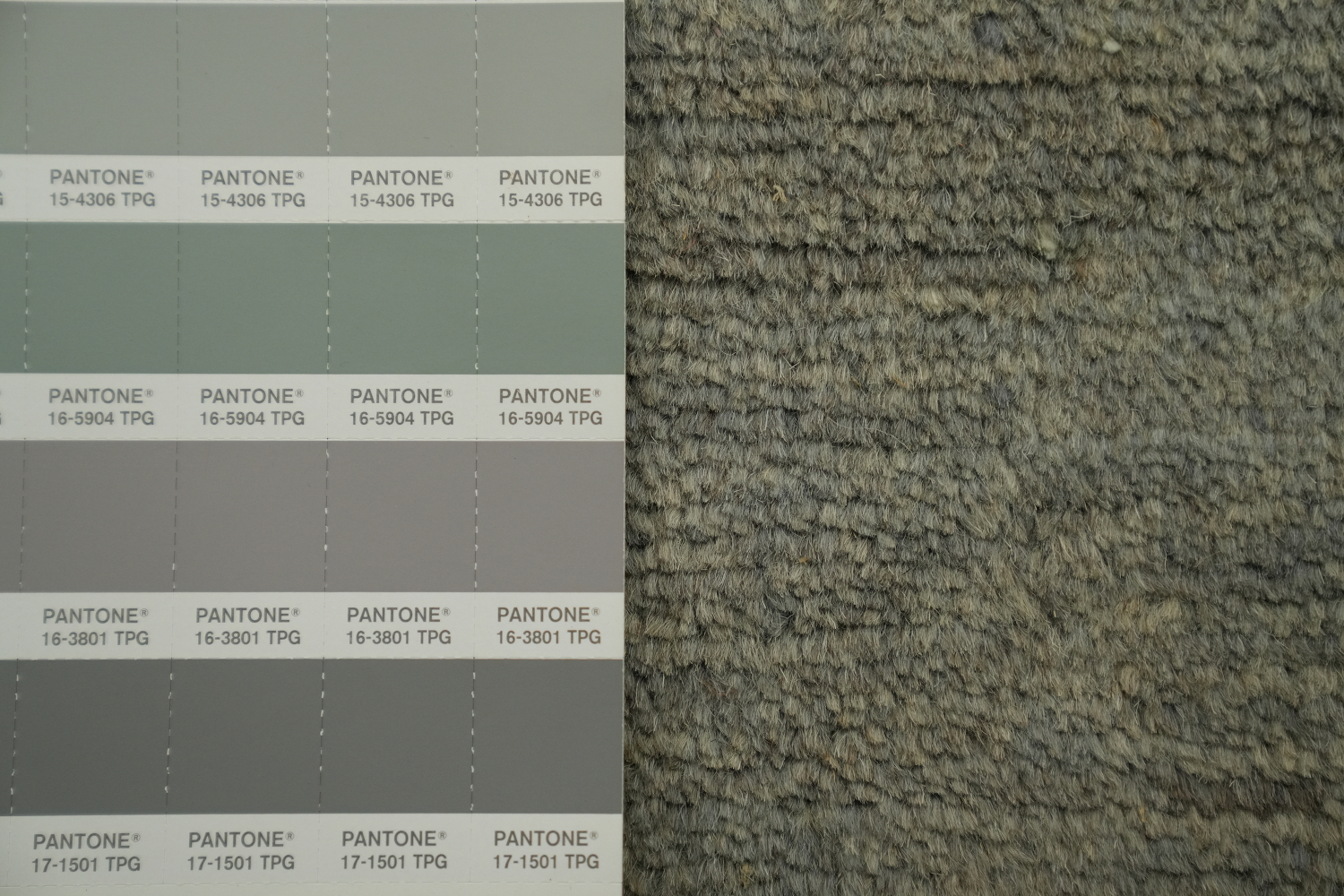 Gray & Beige Wool Gabbeh Modern Area Rug 6x10
