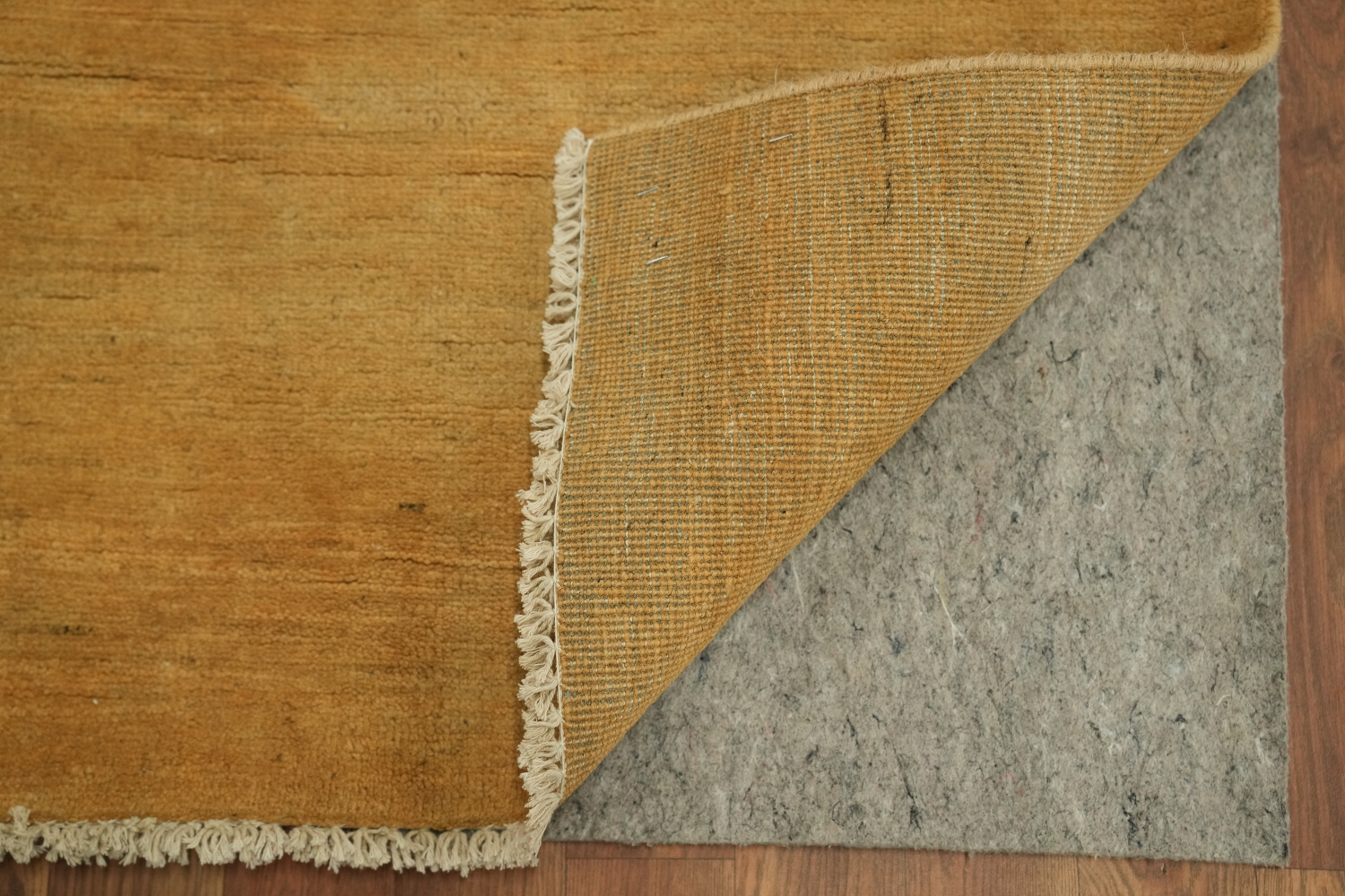 Orange & Yellow Wool Gabbeh Modern Rug 5x7