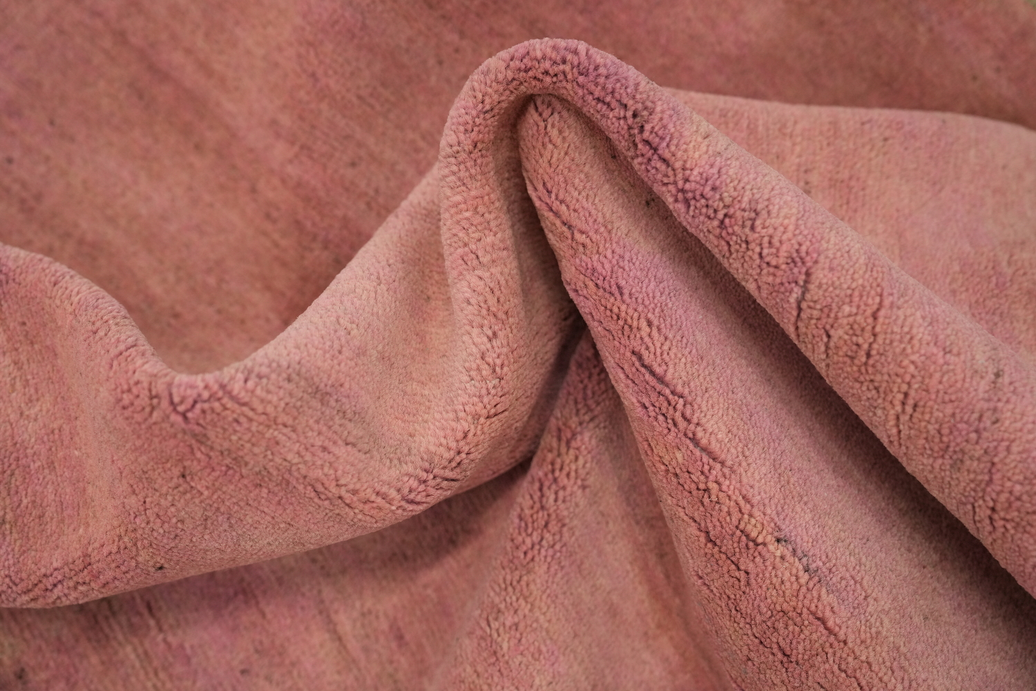 Pink Modern Gabbeh Oriental Area Rug 6x10