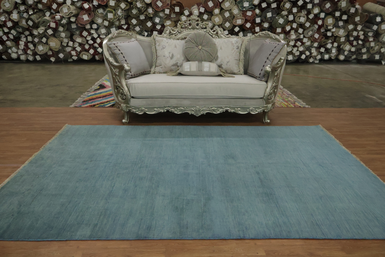 Blue Modern Gabbeh Oriental Area Rug 7x10
