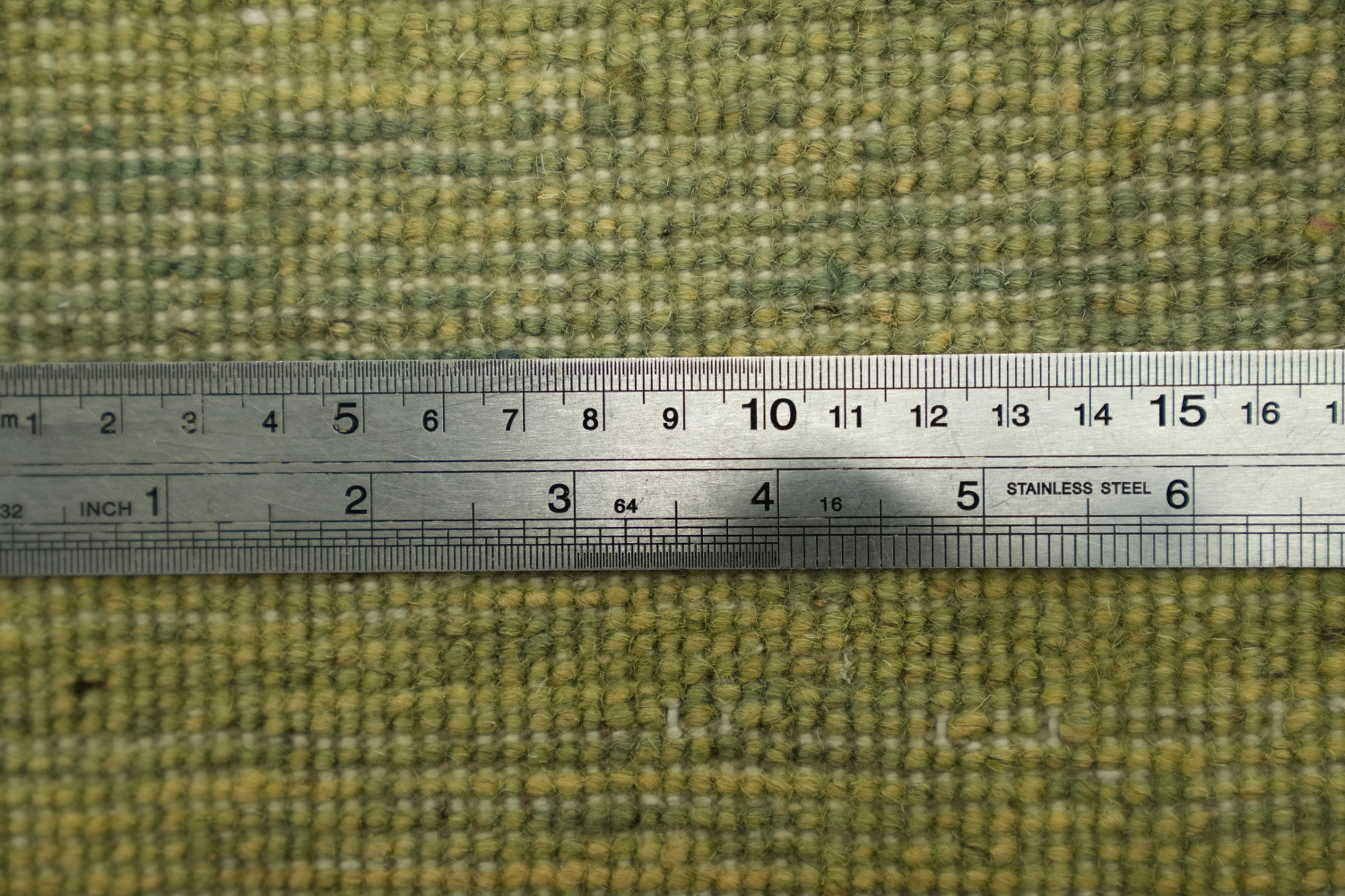 Green & Yellow Wool Gabbeh Modern Oriental Rug 5x7