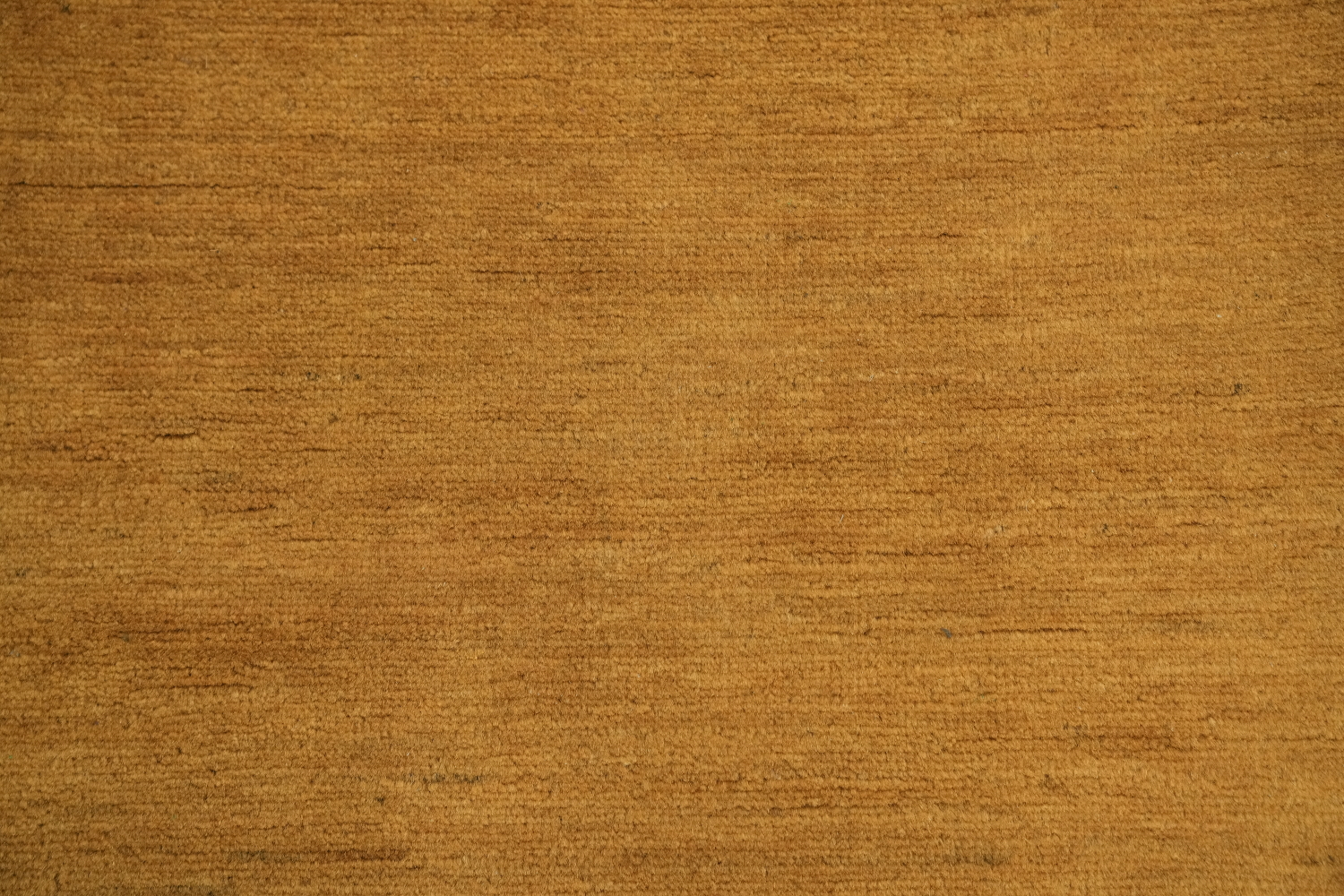 Solid Wool Yellow Gabbeh Oriental Rug 5x7
