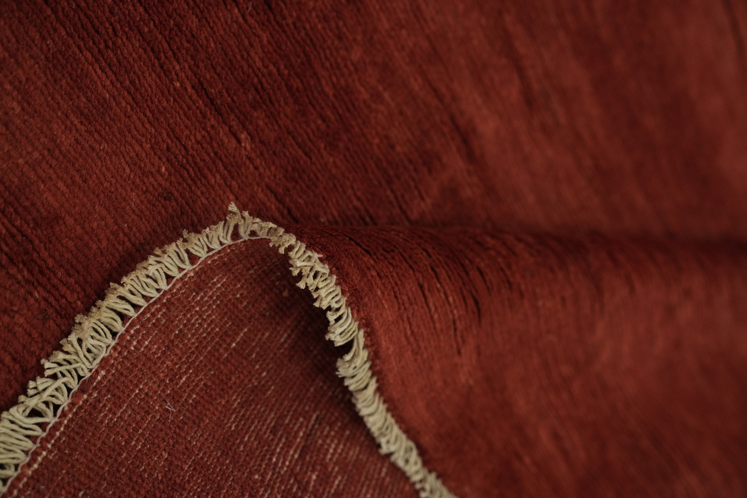 Modern Red Wool Gabbeh Oriental Rug 5x7