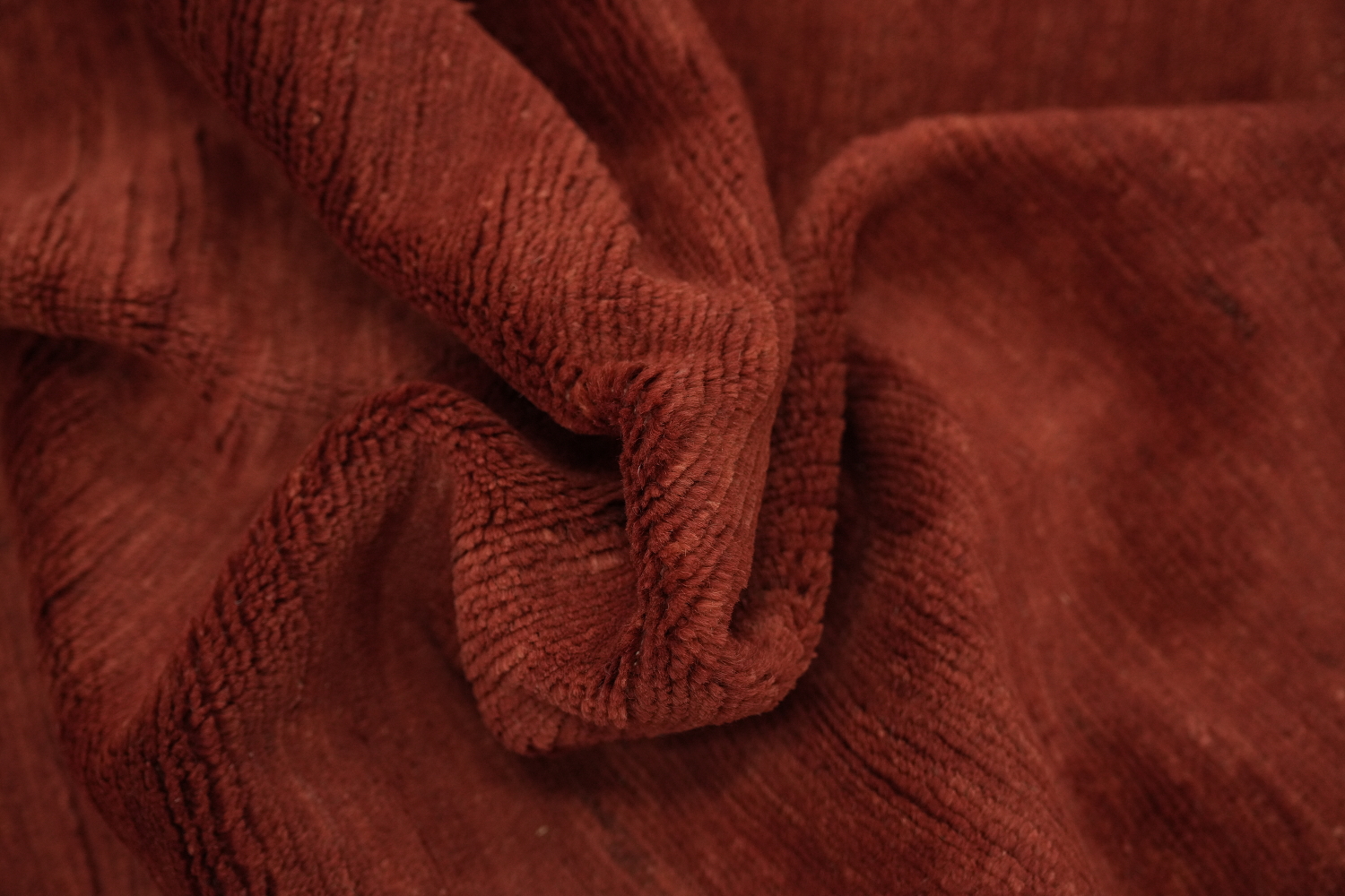 Modern Red Wool Gabbeh Oriental Rug 5x7