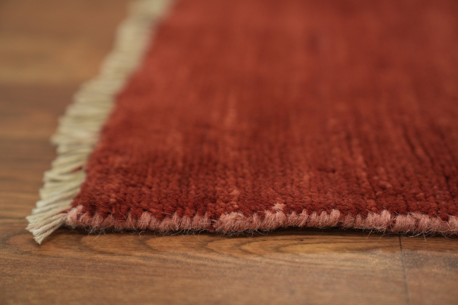 Modern Red Wool Gabbeh Oriental Rug 5x7