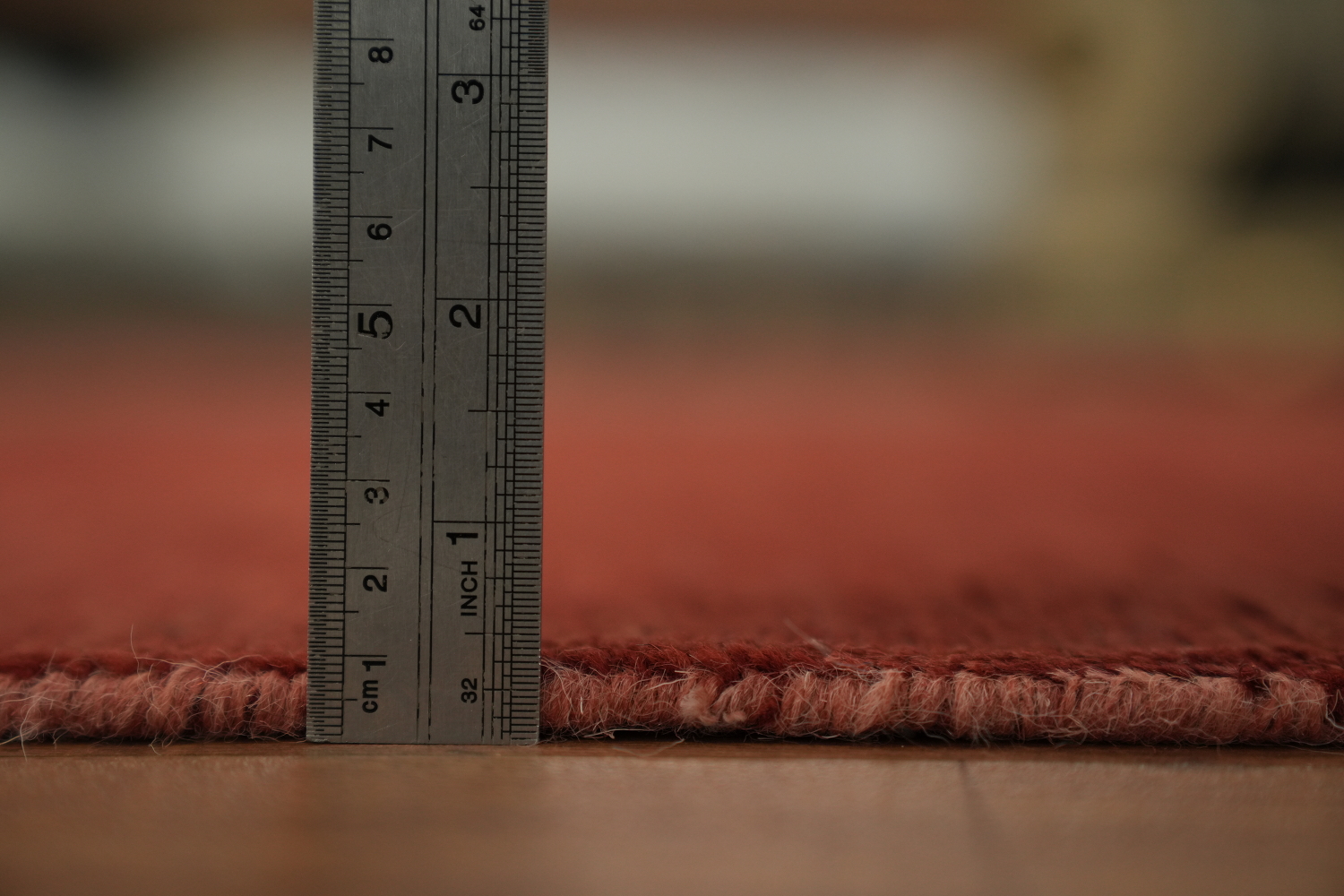 Modern Red Wool Gabbeh Oriental Rug 5x7
