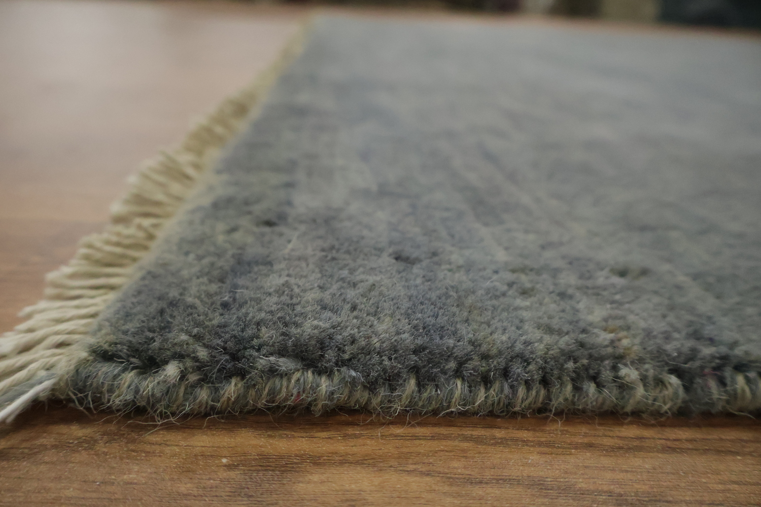 Gray Wool Modern Gabbeh Oriental Area Rug 7x10