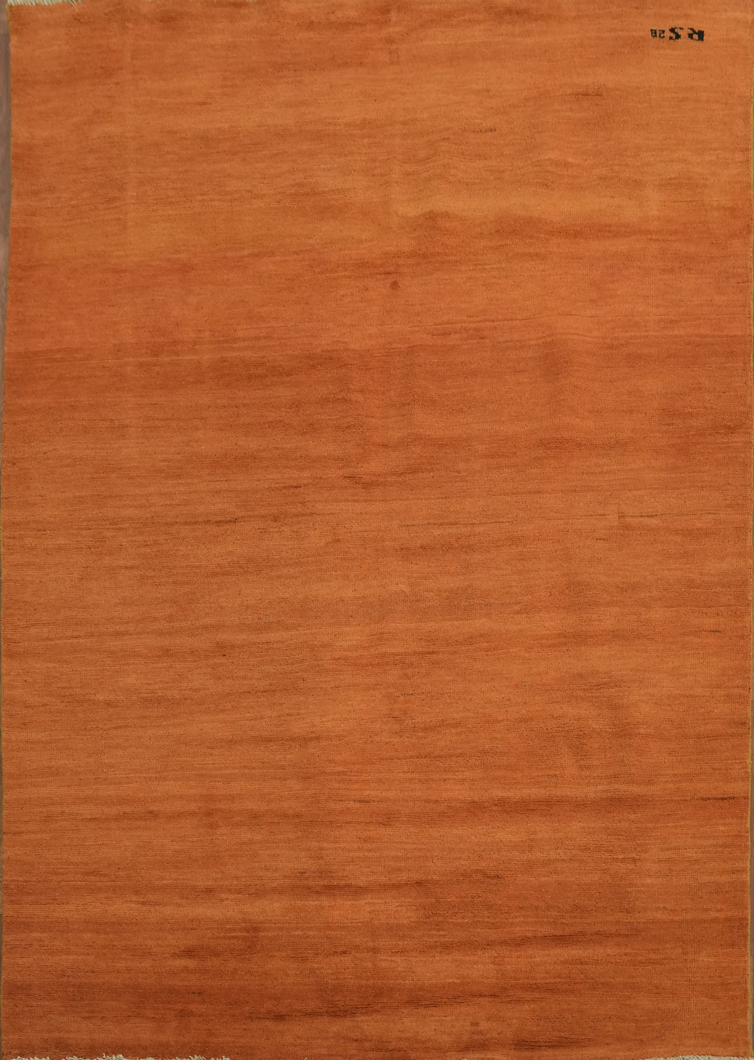 Orange Wool Modern Gabbeh Oriental Area Rug 6x8