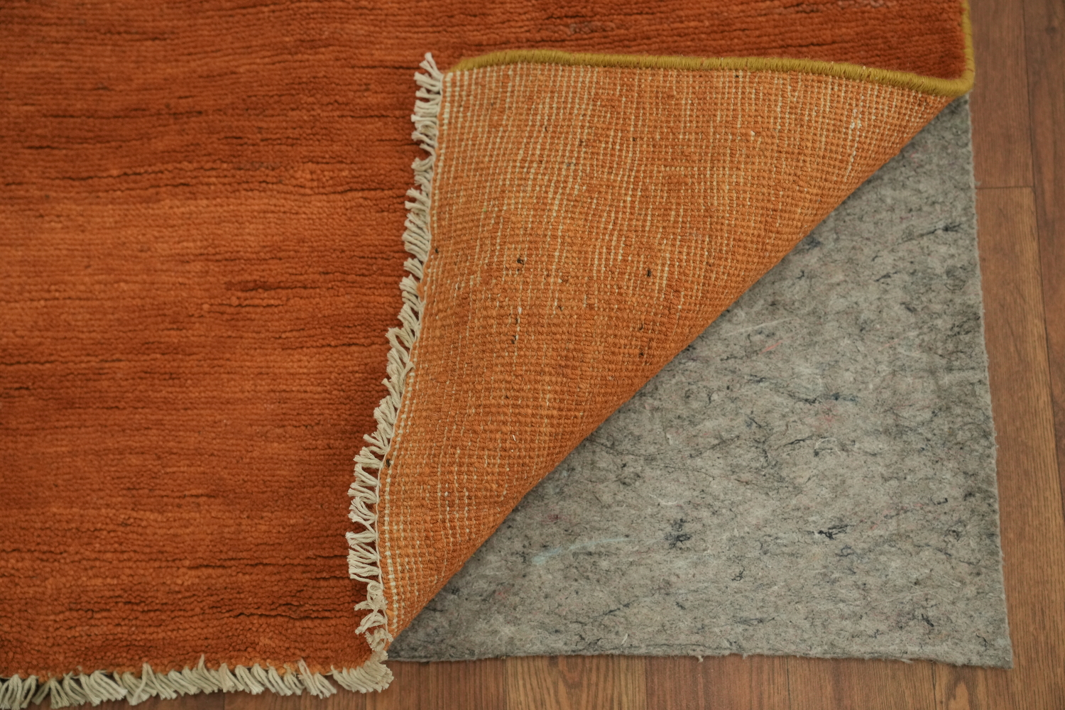 Orange Wool Modern Gabbeh Oriental Area Rug 6x8